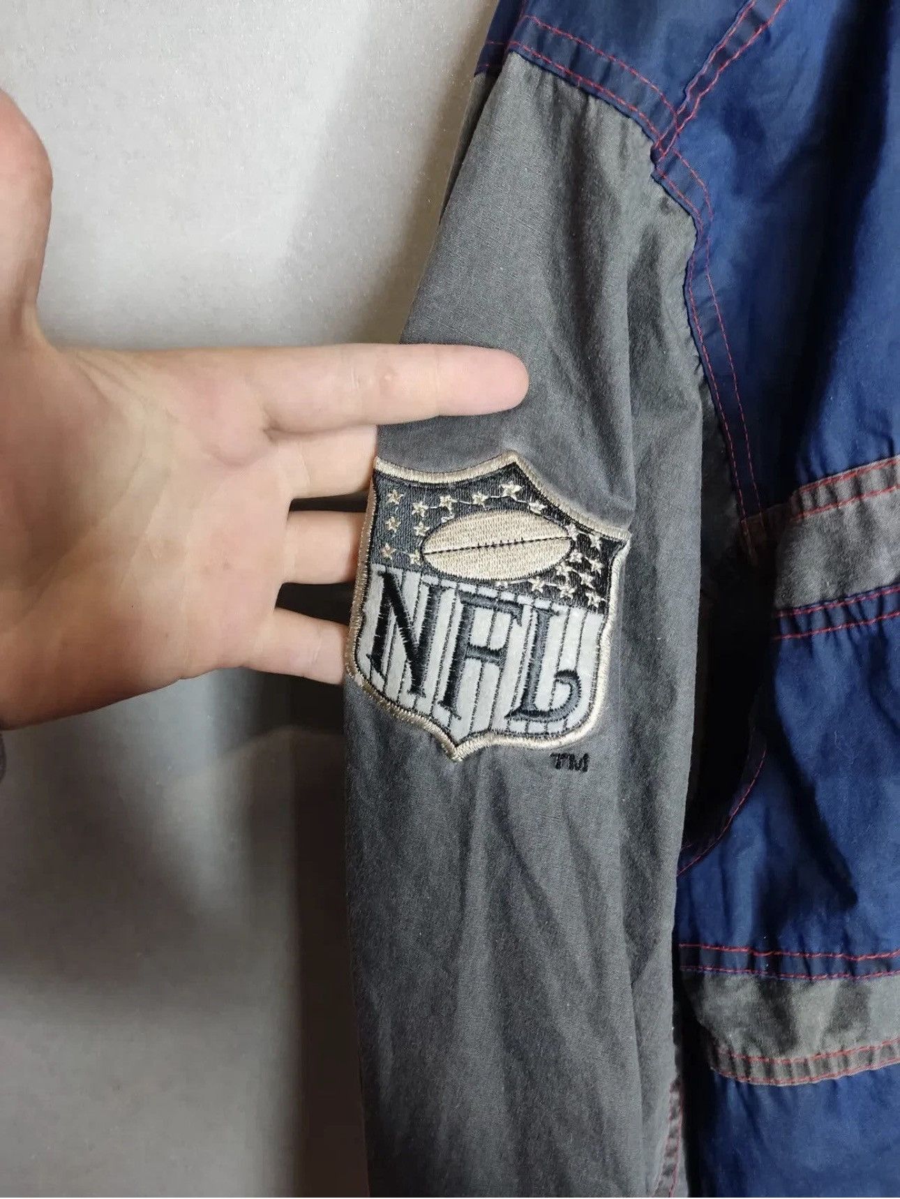 NFL NFL New York Giants Throwbacks Vintage Bomber Jacket Size US XL / EU 56 / 4 - 9 Thumbnail