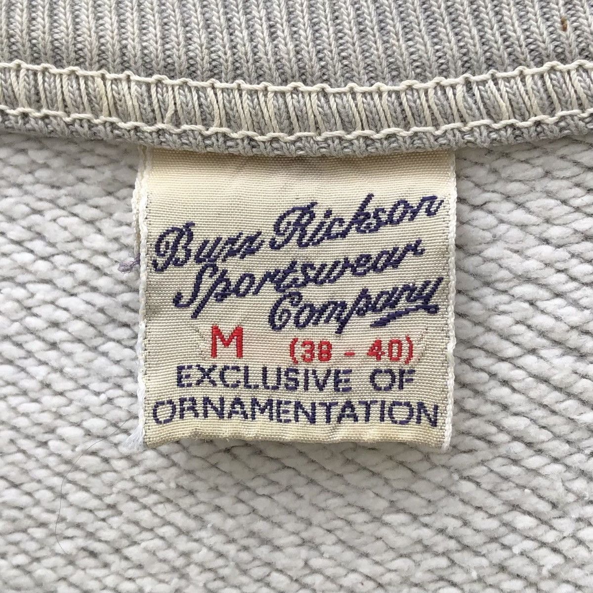 Buzz Rickson's Vintage THRASHED DISTRESSED Buzz Rickson Sweatshirts Size US M / EU 48-50 / 2 - 15 Thumbnail