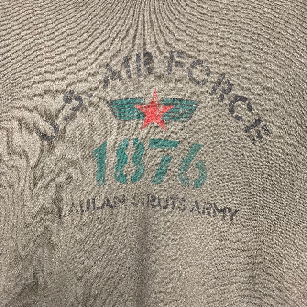 Vintage USAF Laulan Struts Army Big Logo Sweatshirts #0766-C35 Size US M / EU 48-50 / 2 - 9 Thumbnail