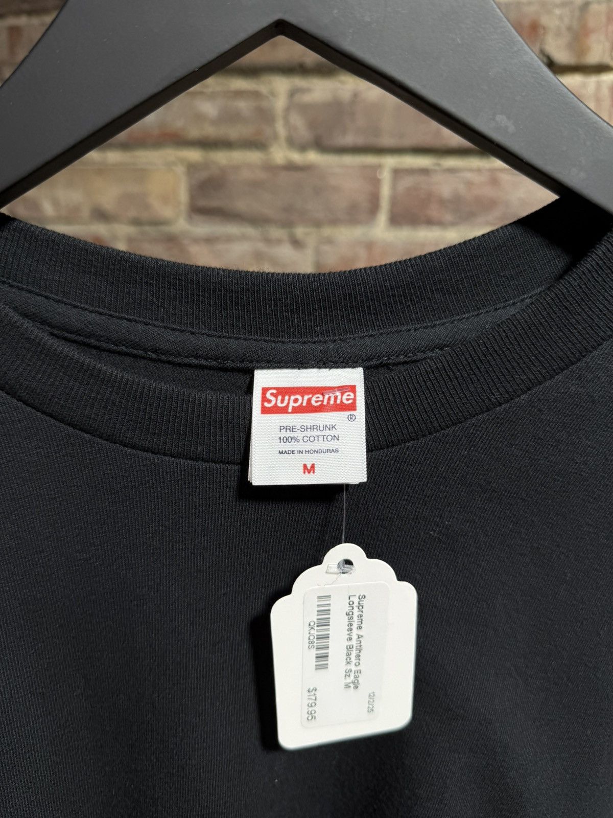 Supreme Supreme Antihero Eagle L/S Black Sz. M Size US M / EU 48-50 / 2 - 3 Thumbnail