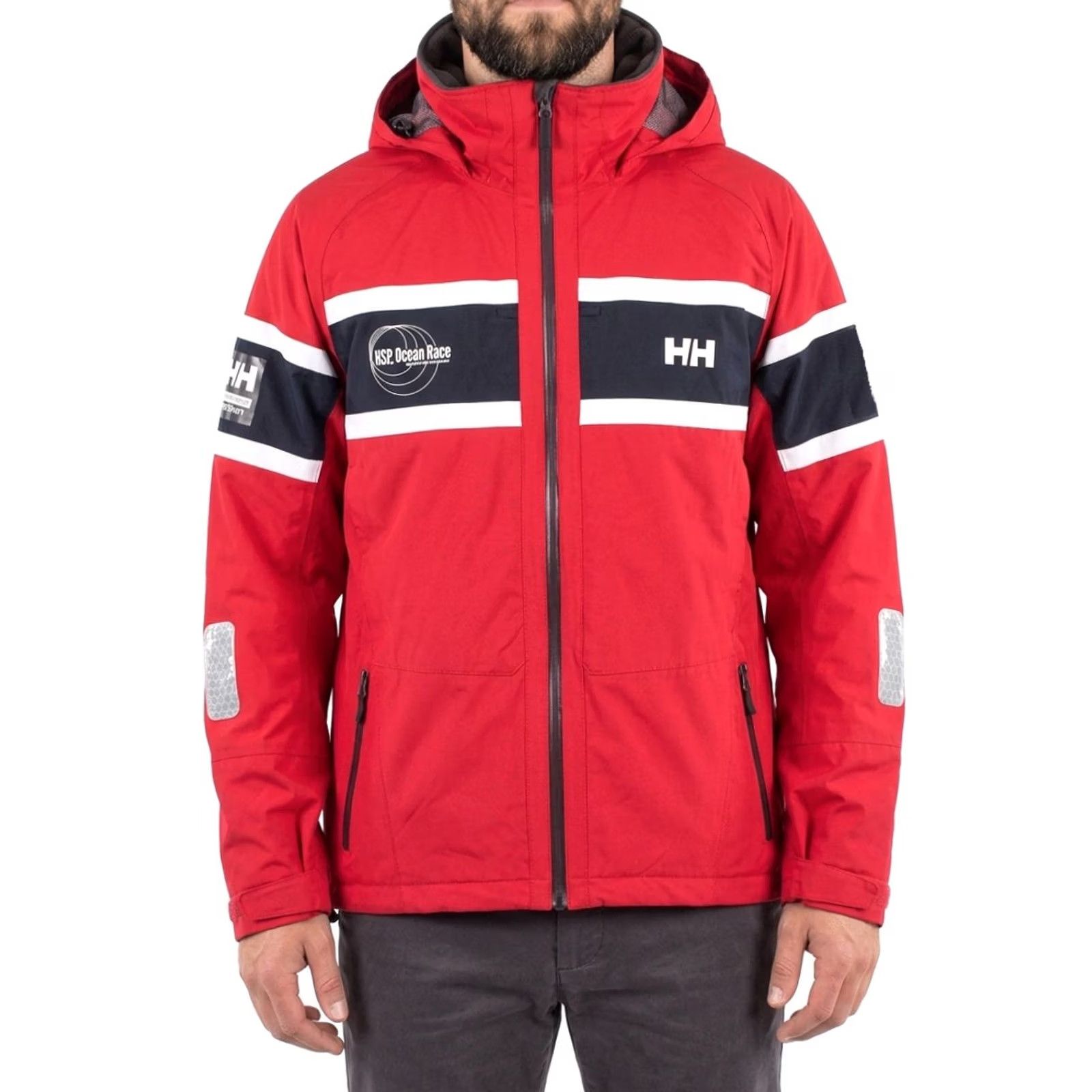 Helly Hansen HELLY HANSEN Salt Jacket Men XXL Hooded Waterproof Sailing Yachting MJ6503 Size US XXL / EU 58 / 5 - 2 Thumbnail
