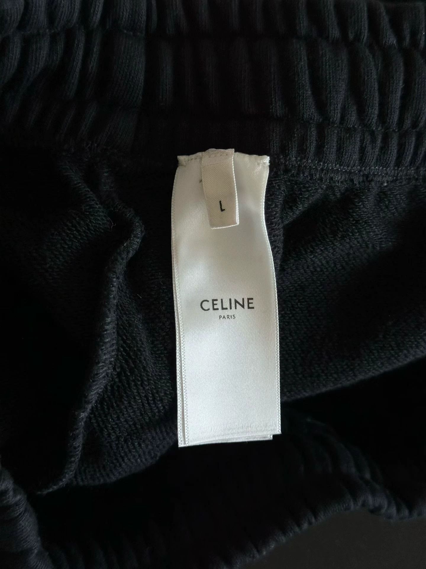 Celine CELINE Black Large Logo Sweatpants L Size 28" / US 6 / IT 42 - 4 Thumbnail