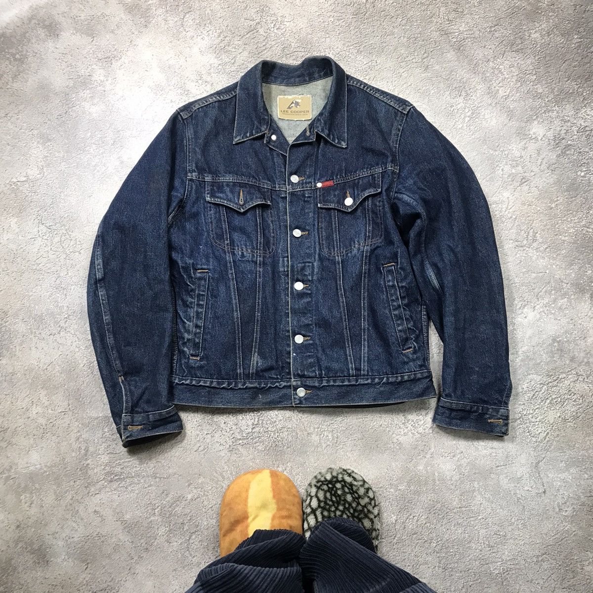 Vintage Vintage Lee Cooper Skull Graphic Jacket Y2K Grunge Baggy S Size US S / EU 44-46 / 1 - 2 Thumbnail