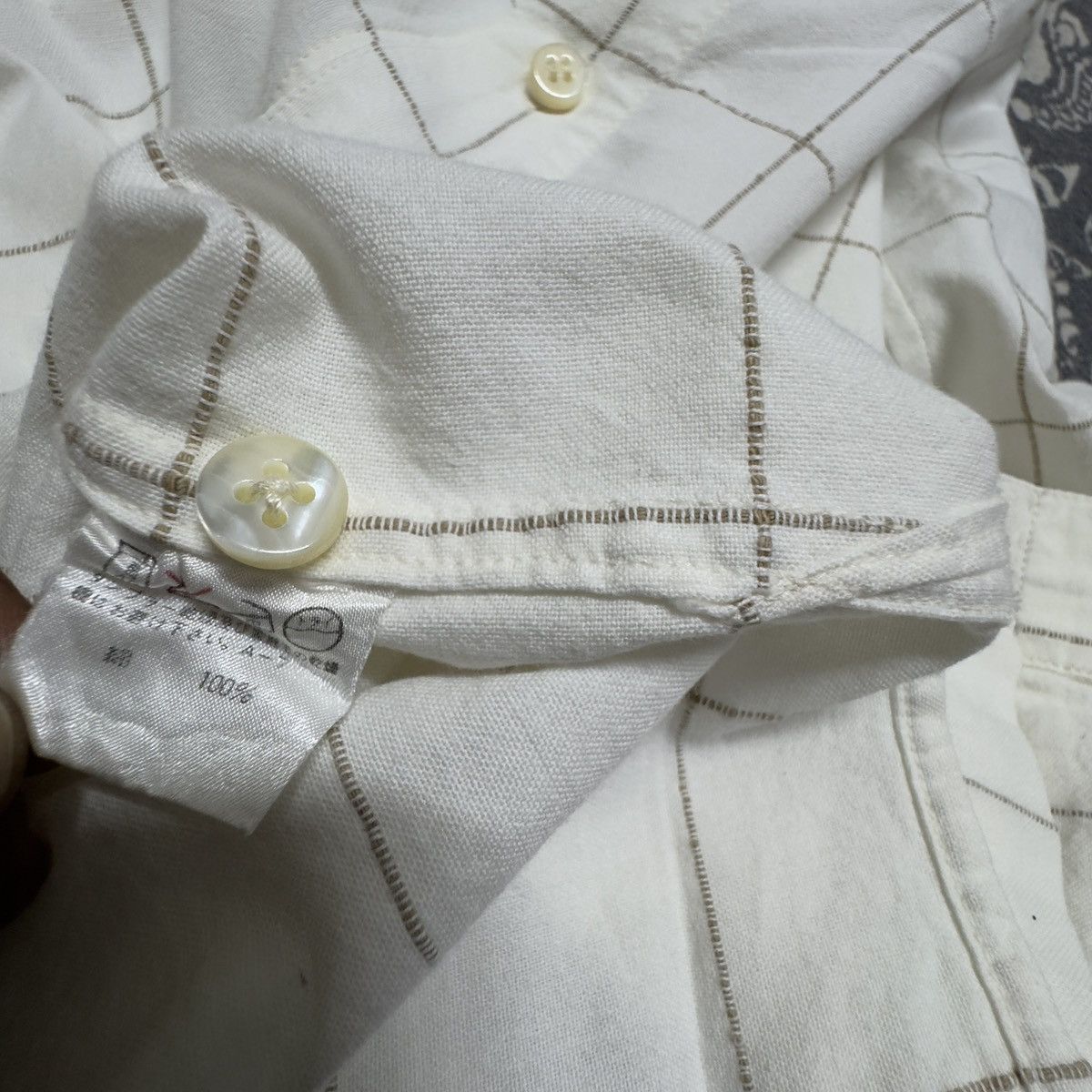 Issey Miyake Issey Miyake Plantation Checked Shirt Size US M / EU 48-50 / 2 - 18 Thumbnail