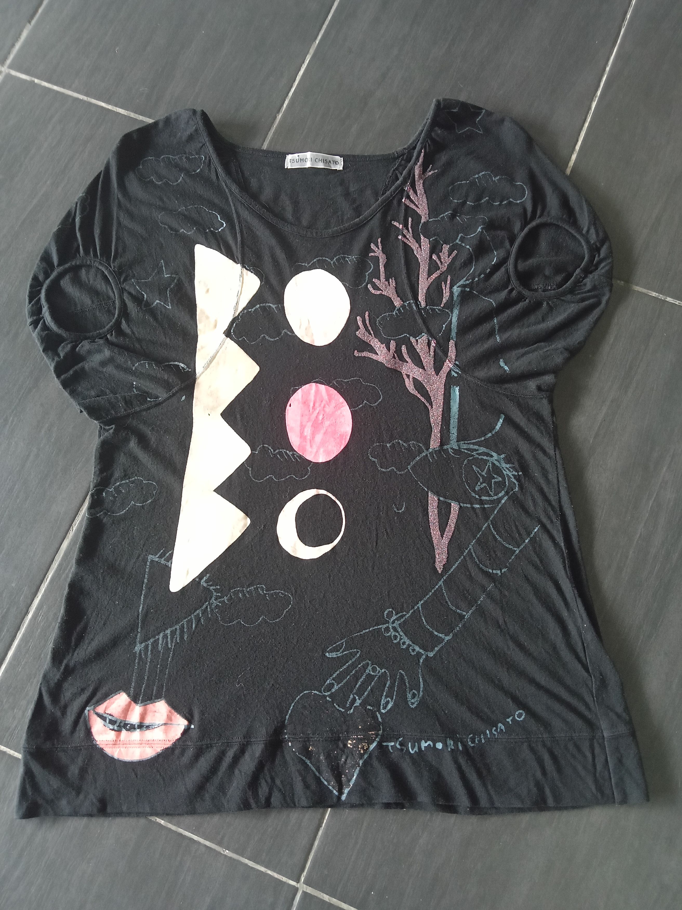 Issey Miyake Tsumori Chisato Pop Art Graphics Croptop Size S / US 4 / IT 40 - 14 Thumbnail