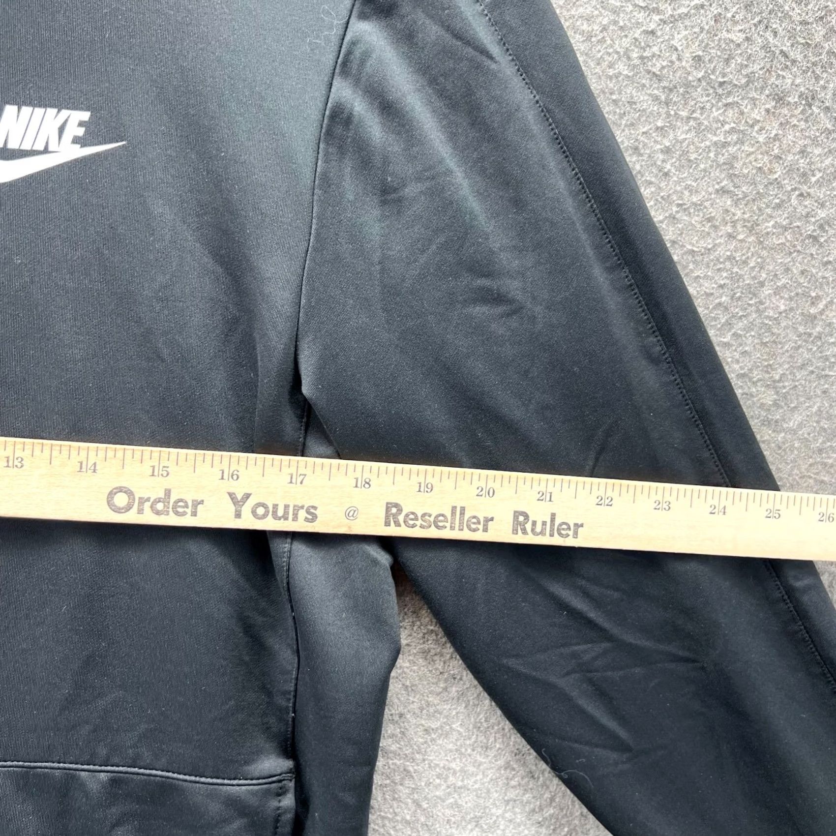 Nike Nike Sweatshirt Womens XL Black Full Zip Swoosh Logo Fleece Athletic Track Knit Size XL / US 12-14 / IT 48-50 - 6 Thumbnail