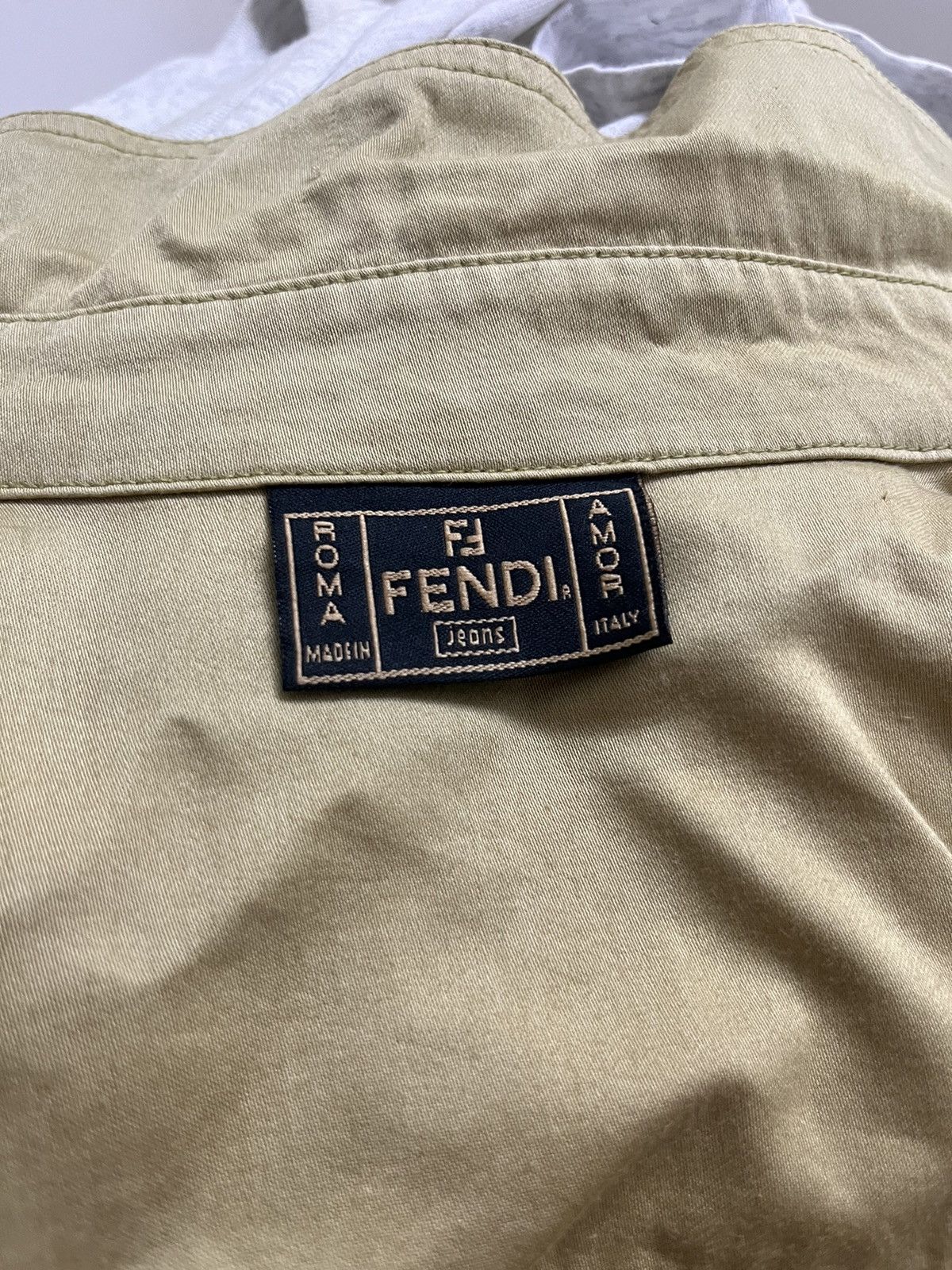 Fendi 2000s Fendi Beige Shirt Size US M / EU 48-50 / 2 - 5 Thumbnail
