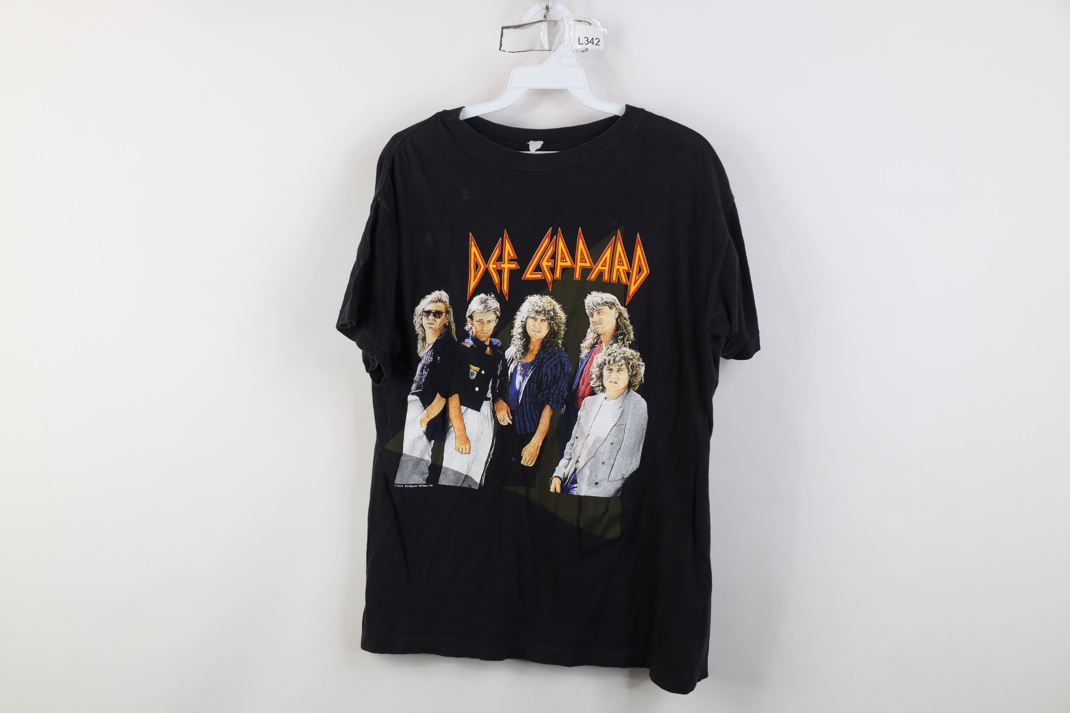 Vintage Vintage 80s Tour Def Leppard Band Short Sleeve T-Shirt Size US M / EU 48-50 / 2 - 1 Thumbnail