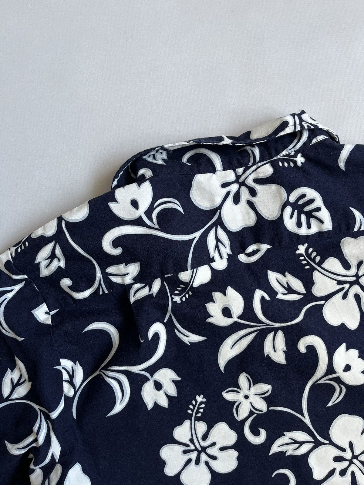 Other Vintage RJC Men Blue Floral Hawaiian Cotton Button Up Shirt Size US L / EU 52-54 / 3 - 14 Thumbnail