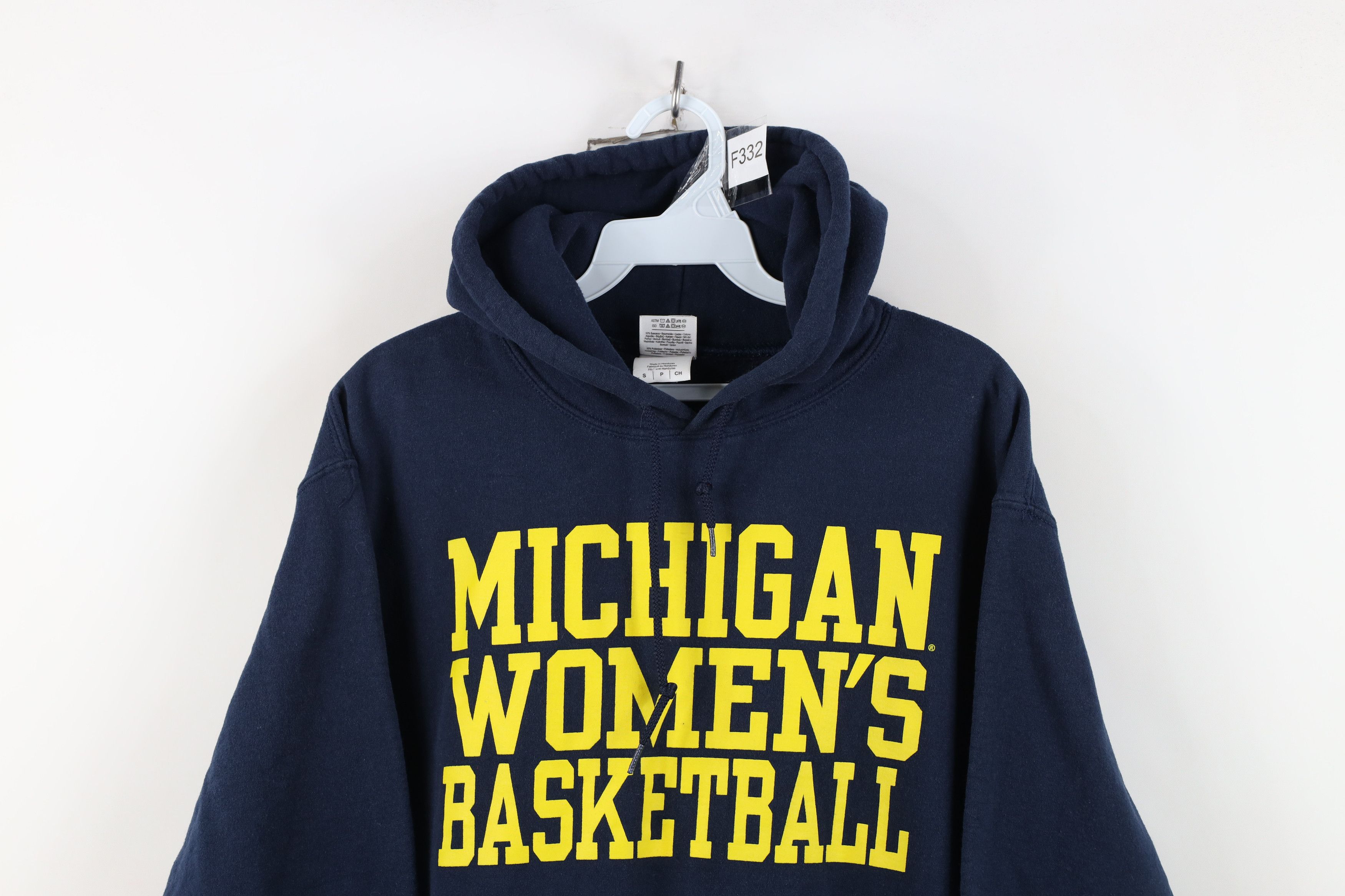 Vintage Vintage University of Michigan Womens Basketball Hoodie Blue Size S / US 4 / IT 40 - 2 Thumbnail
