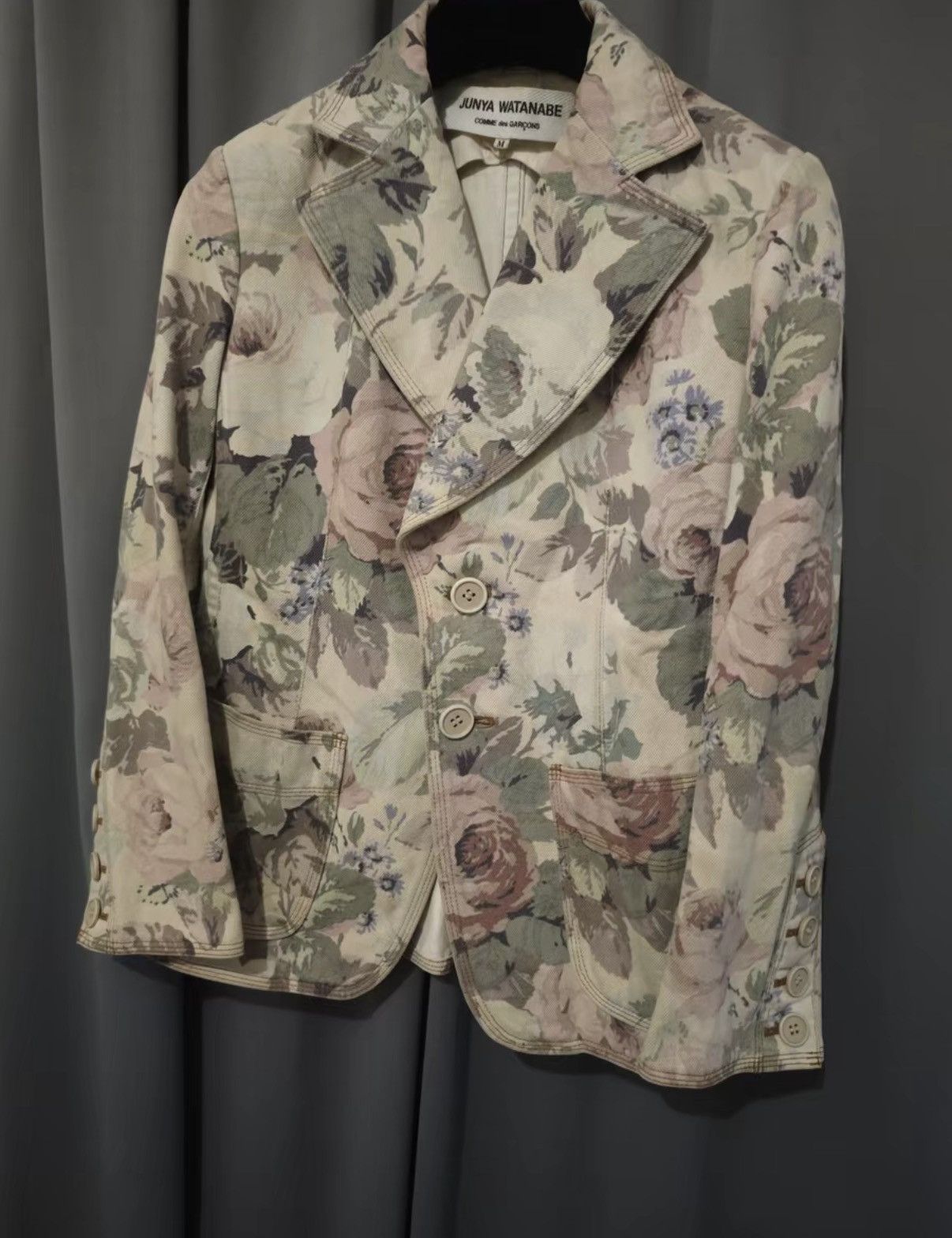 Comme des Garcons Comme des Garçons (CDG) Archive Floral Vintage Jacket Size US M / EU 48-50 / 2 - 2 Thumbnail
