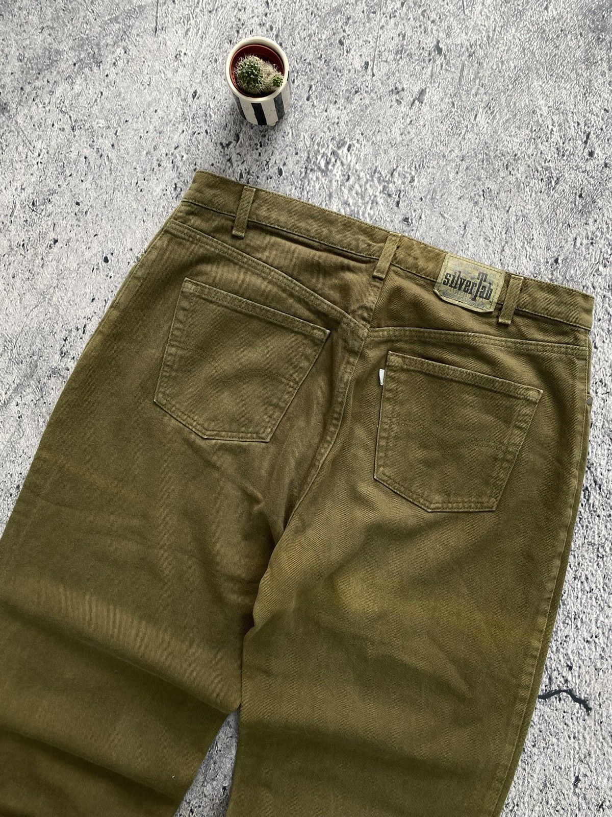 Levi's × Vintage Vintage Levi’s Silver tab Streetwear Pants denim baggy Size US 38 / EU 54 - 3 Thumbnail