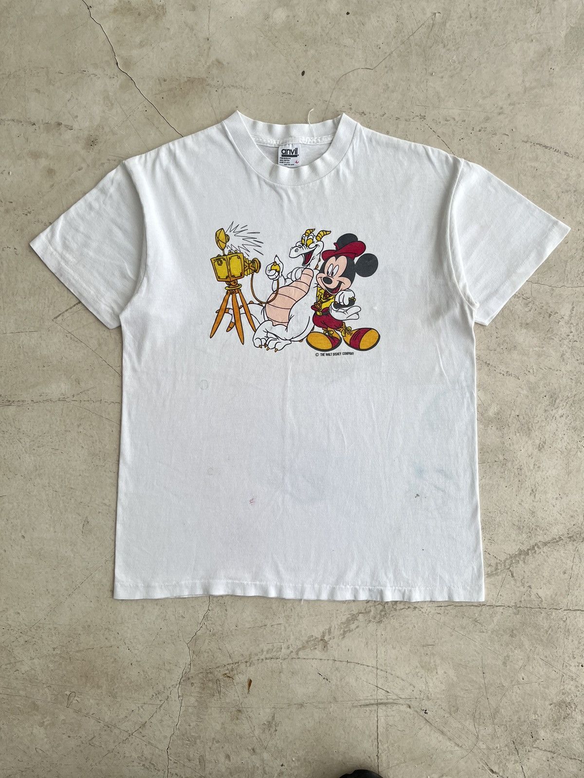 Disney × Vintage ⚠️RARE / Early 90's OG Mickey Mouse Disney Tee Size US L / EU 52-54 / 3 - 1 Thumbnail