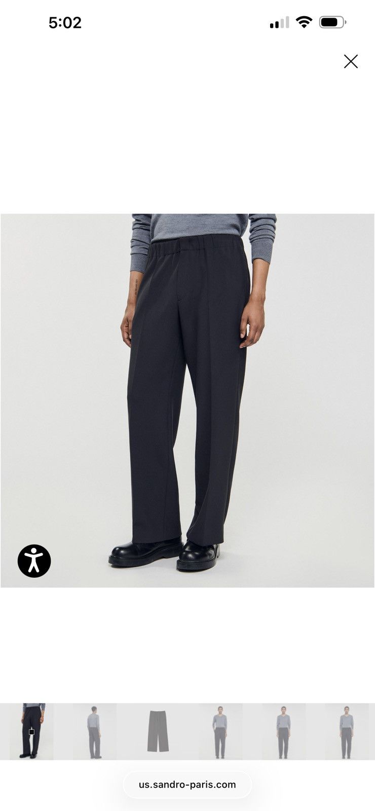 Sandro Sandro Trousers Size US 32 / EU 48 - 6 Thumbnail