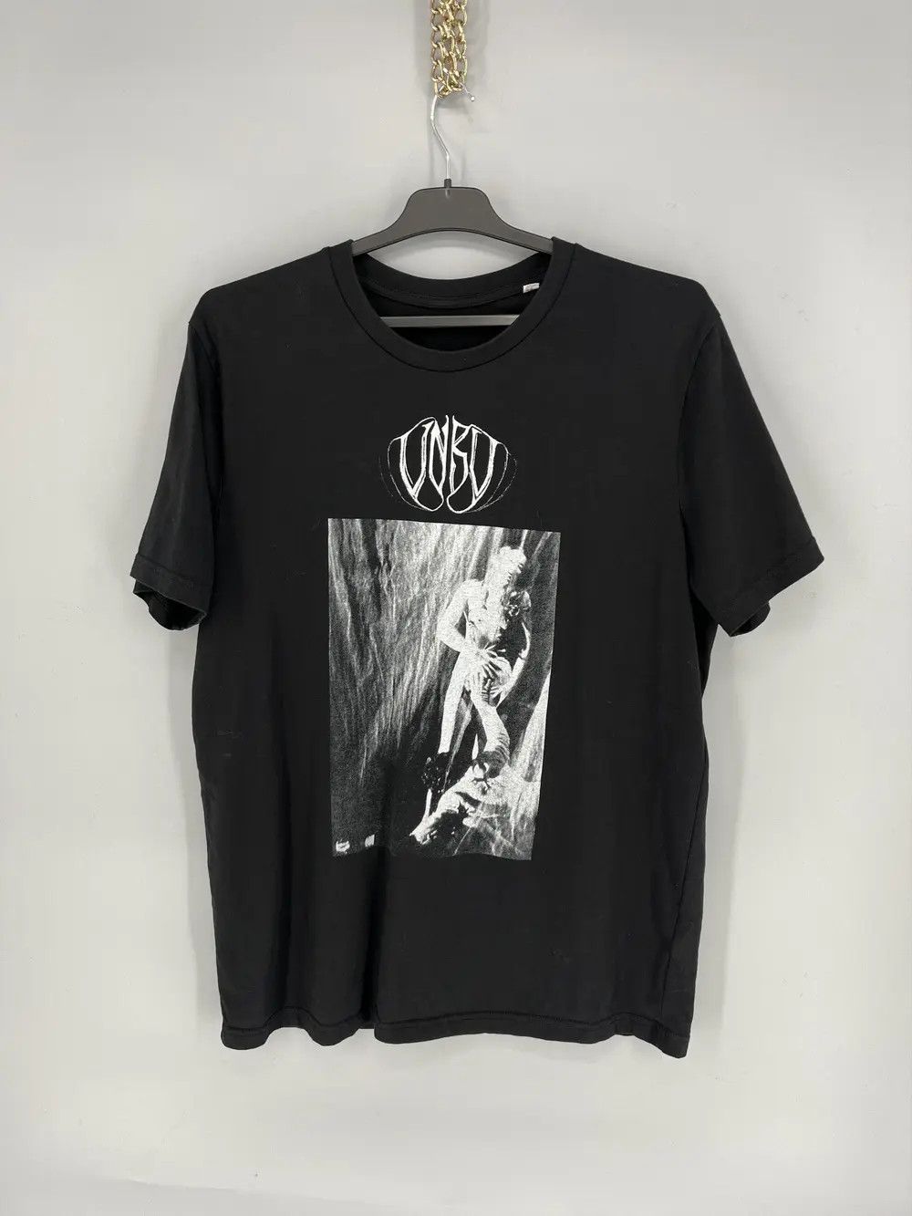 Band Tees Vintage Y2K UNRU "Schemen" Dead Horror Print Band Rock Size US XL / EU 56 / 4 - 1 Thumbnail
