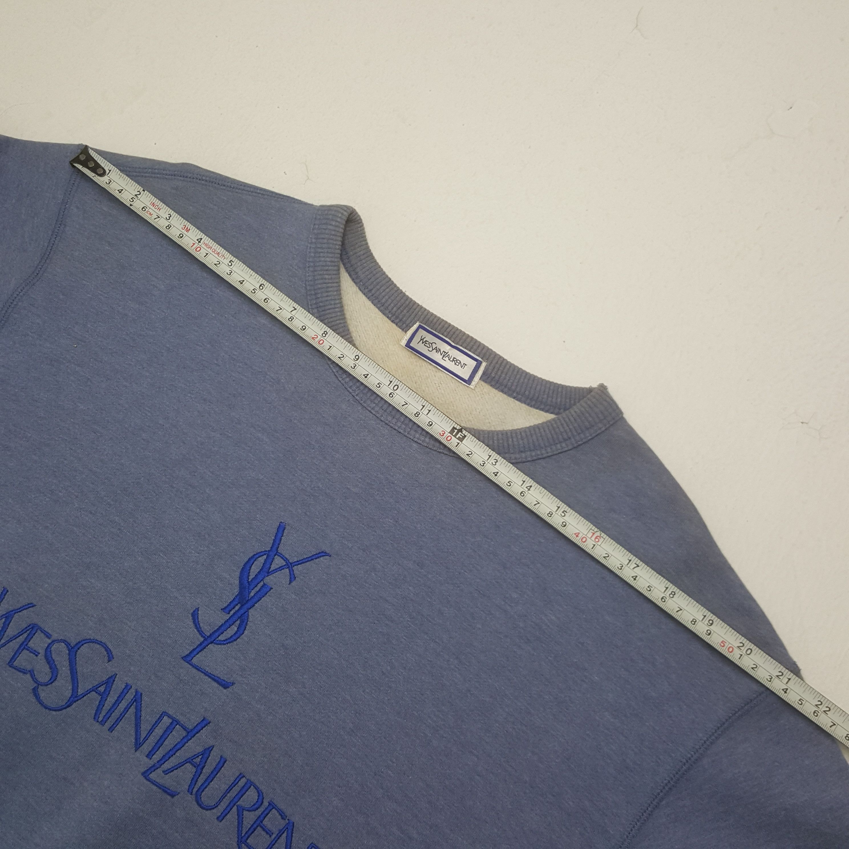 Vintage Vintage Yves Saint Laurent Italian Brand Sweatshirt Size US L / EU 52-54 / 3 - 5 Thumbnail