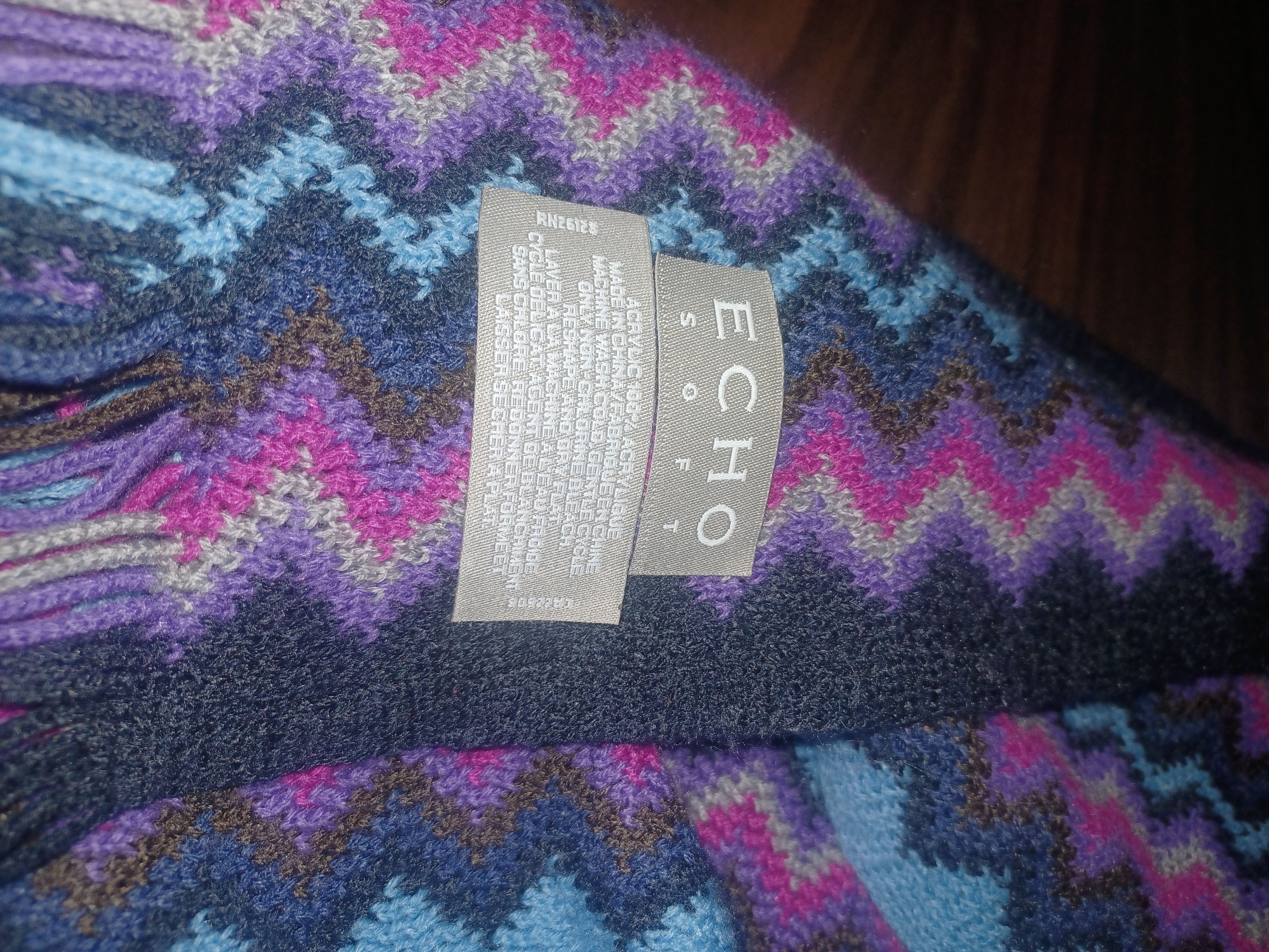 Other cho Soft Winter Scarf About 8" x 70" Size ONE SIZE - 2 Thumbnail