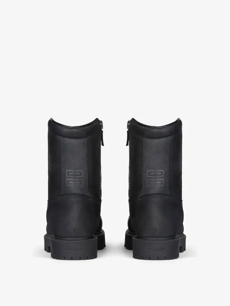 Givenchy o1n1vont0326 Storm Zip High Boots in Black Size US 8 / EU 41 - 4 Thumbnail