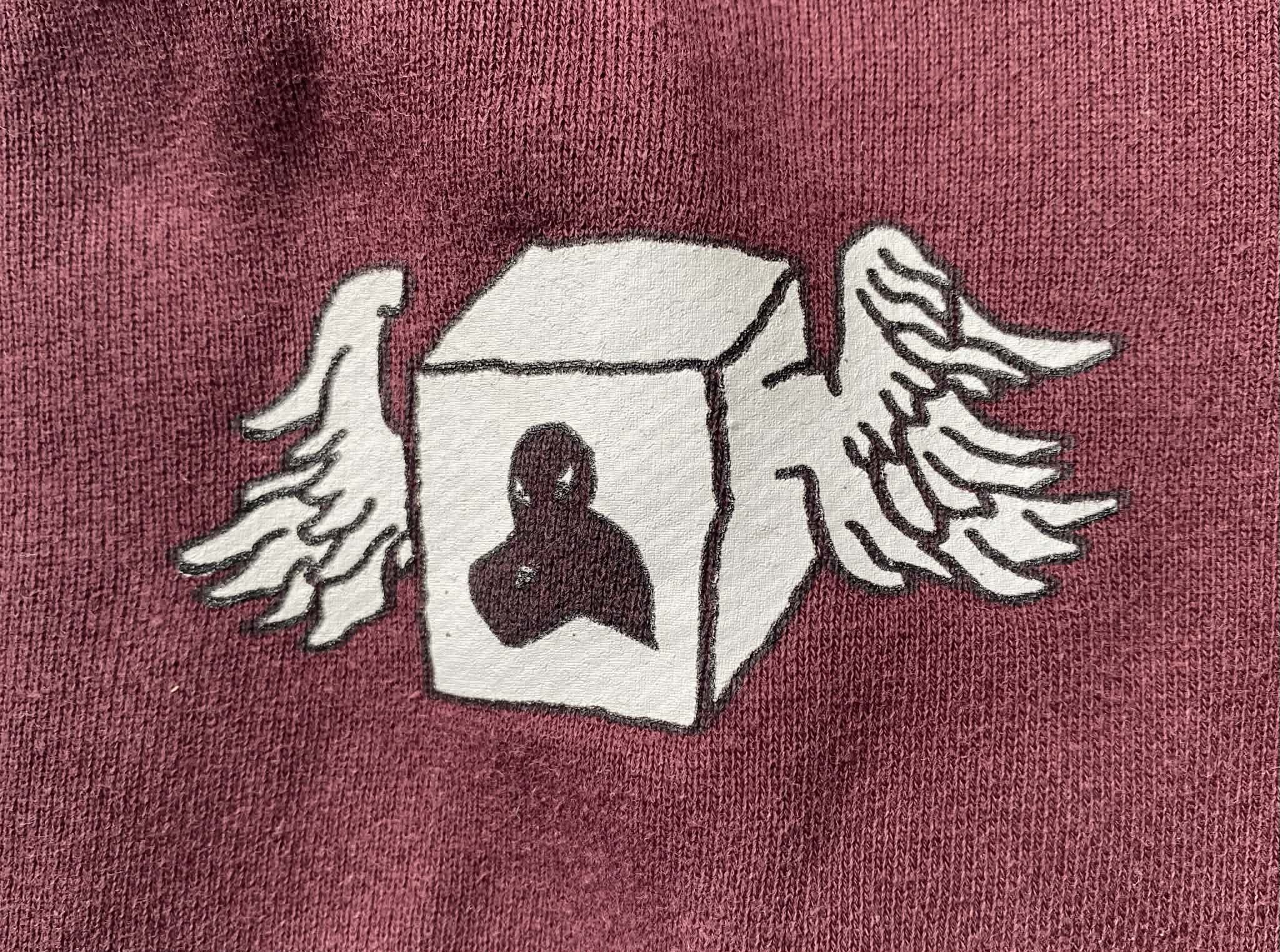 Fucking Awesome Fucking Awesome Box Logo Wings Red Maroon Hoodie Skate Size US L / EU 52-54 / 3 - 5 Thumbnail