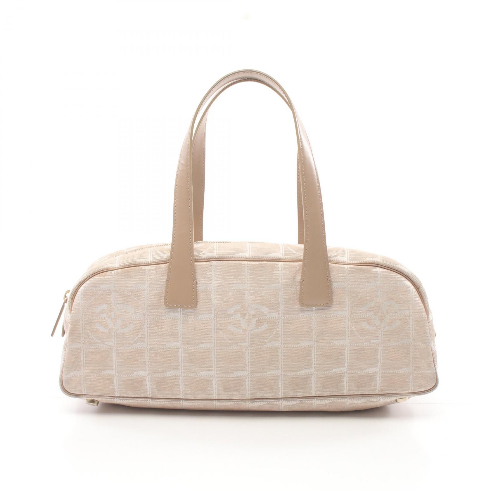 Chanel Chanel New Travel Line Mini Boston Bag Canvas Handbag A15828 in Very Good Condition Size ONE SIZE - 1 Thumbnail