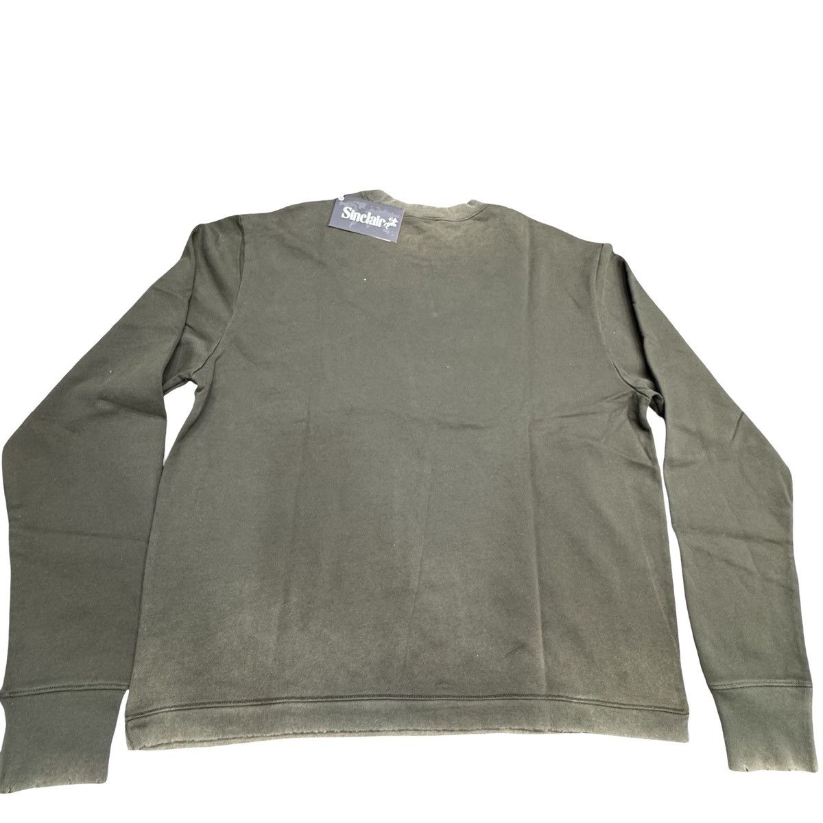 Sinclair Global Sinclair Global Distressed Crewneck Hunter Green Small BNWT Size US S / EU 44-46 / 1 - 7 Thumbnail