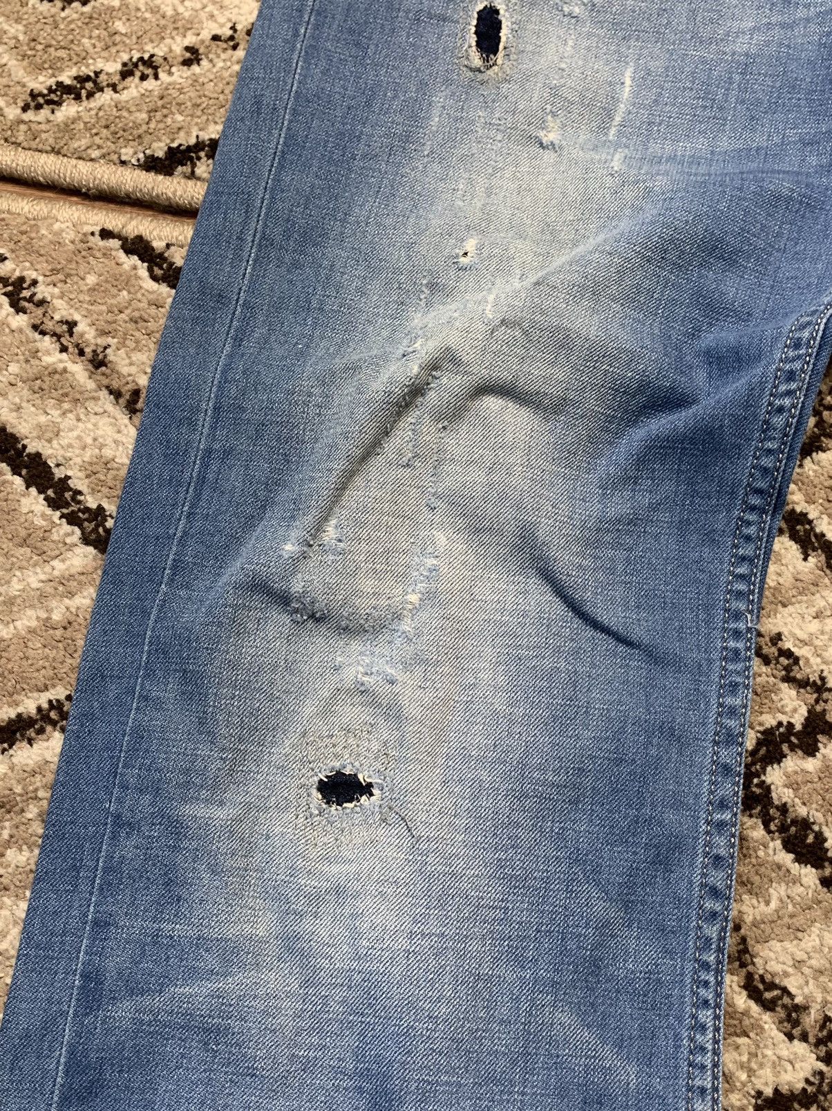 Diesel × Vintage Vintage Men's Diesel Distressed Denim Jeans Size US 36 / EU 52 - 15 Thumbnail