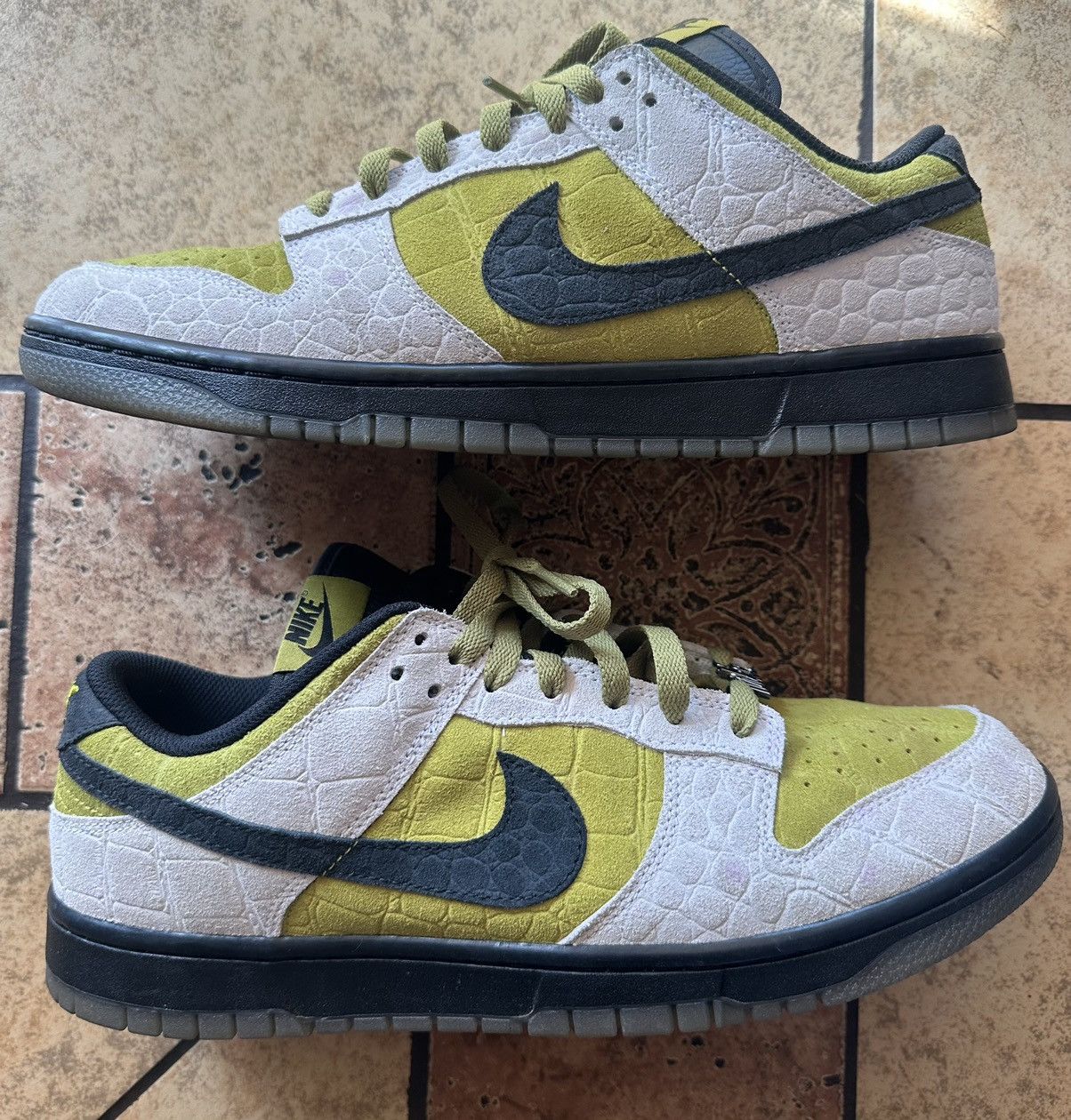 Nike Nike dunk by you grey green Size US 11.5 / EU 44-45 - 1 Thumbnail