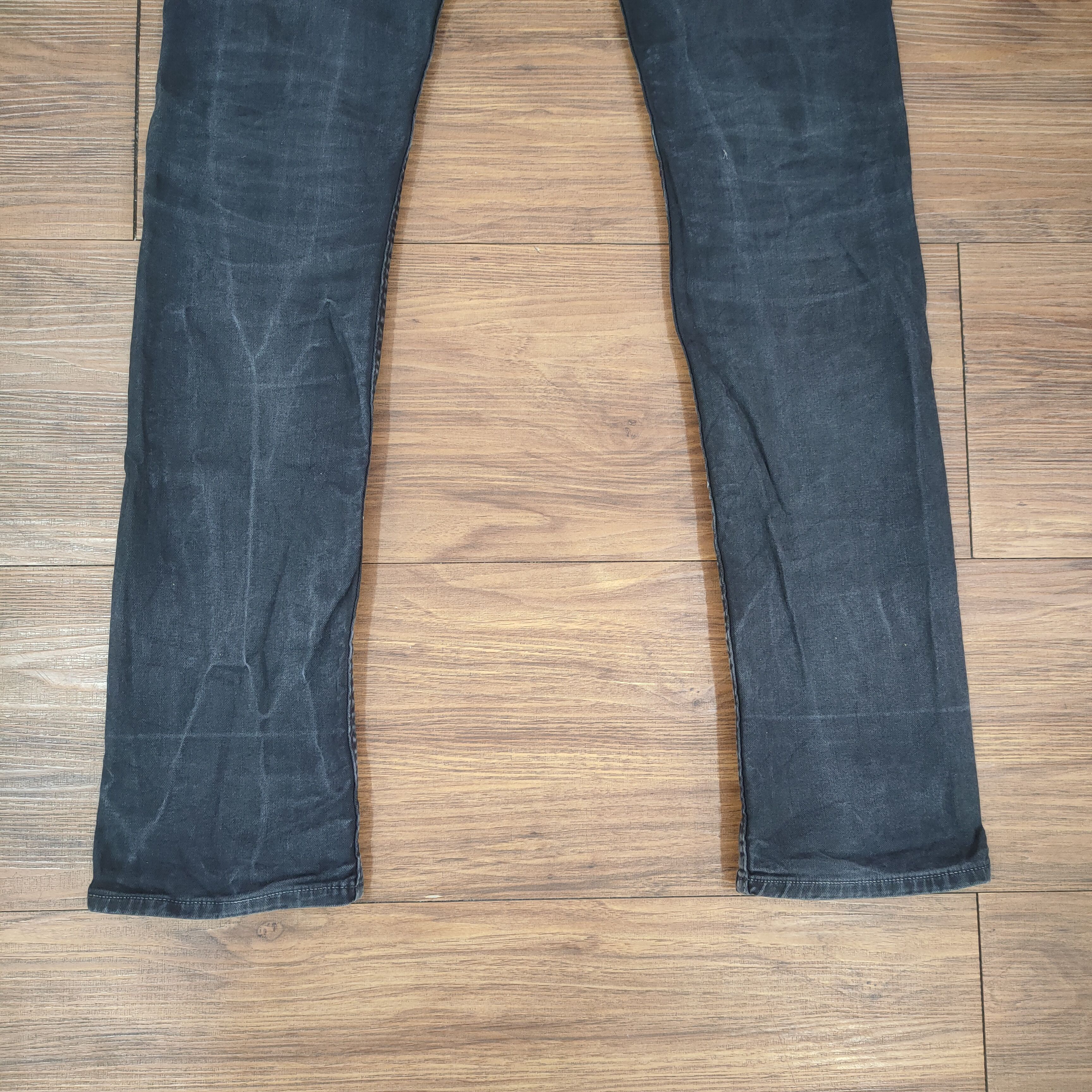 Japanese Brand AUTHENTIC MOTEL FADED BLACK SKINNY JEAN DENIM PANTS Size US 29 - 8 Thumbnail