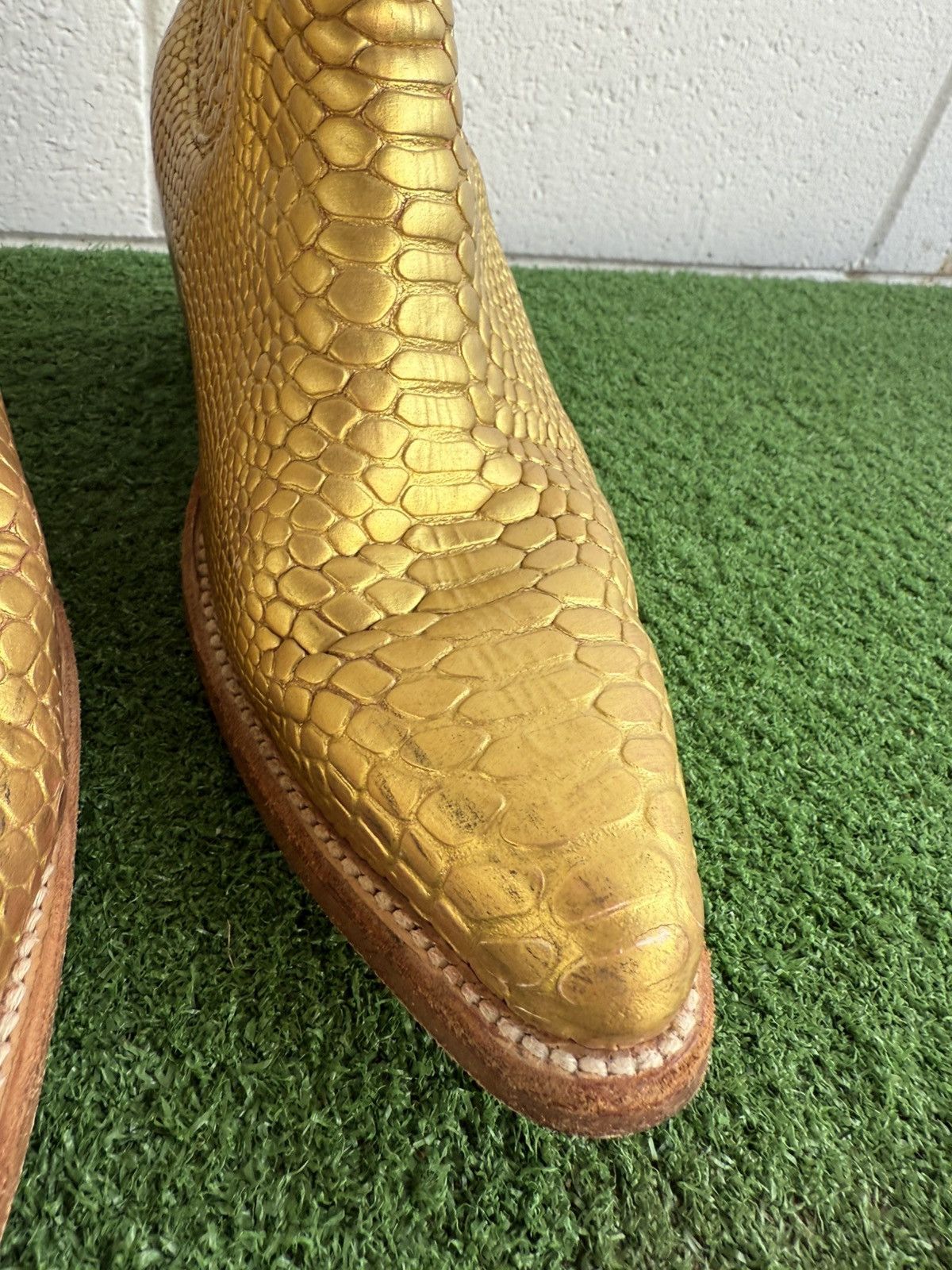 Other ps kaufman gold Western Chelsea Ankle Boots Cowboy SZ 7 Size US 7 / IT 37 - 5 Thumbnail