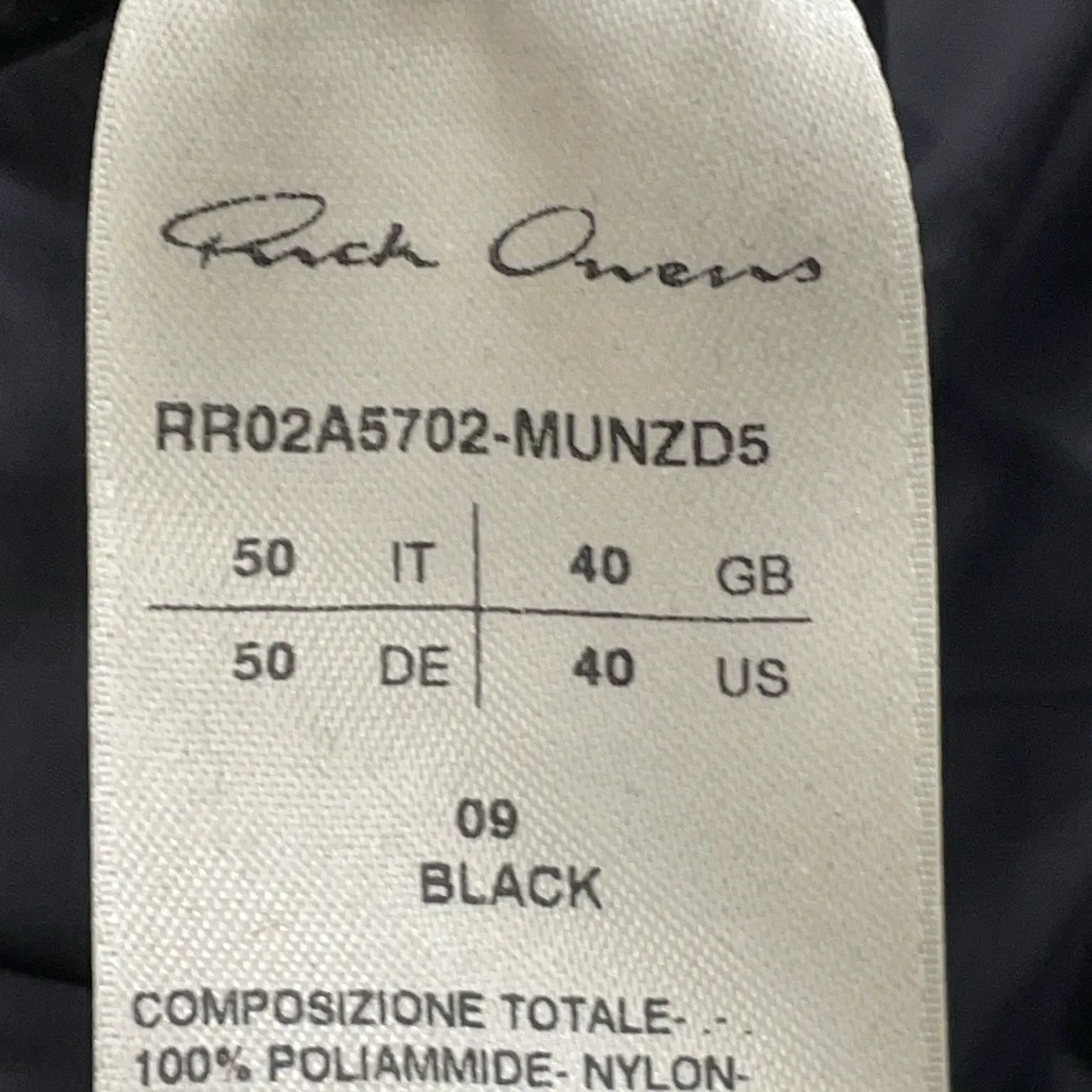 Rick Owens Woven Down Geth Bomber Jacket, Rick Owens. Size US M / EU 48-50 / 2 - 5 Thumbnail