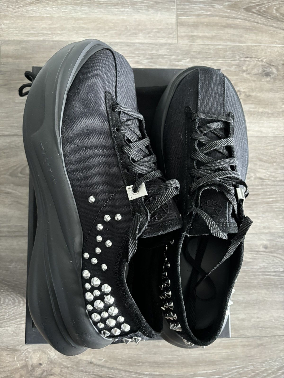 image of Alyx Aria Sneakers Size 44 in Black, Men's