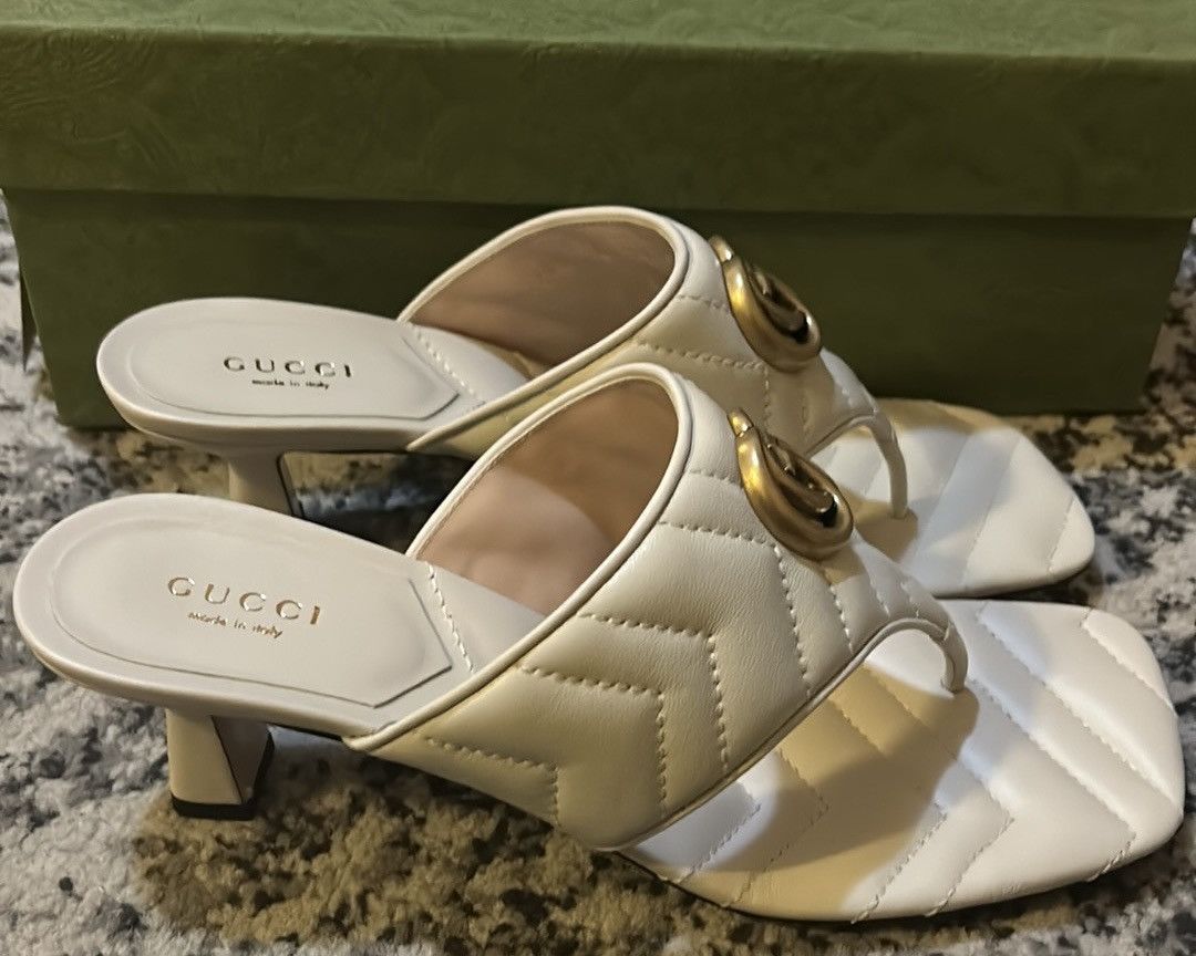 Gucci Gucci Double G Thong Sandal Mules size 38.5 Size US 8.5 / IT 38.5 - 4 Thumbnail