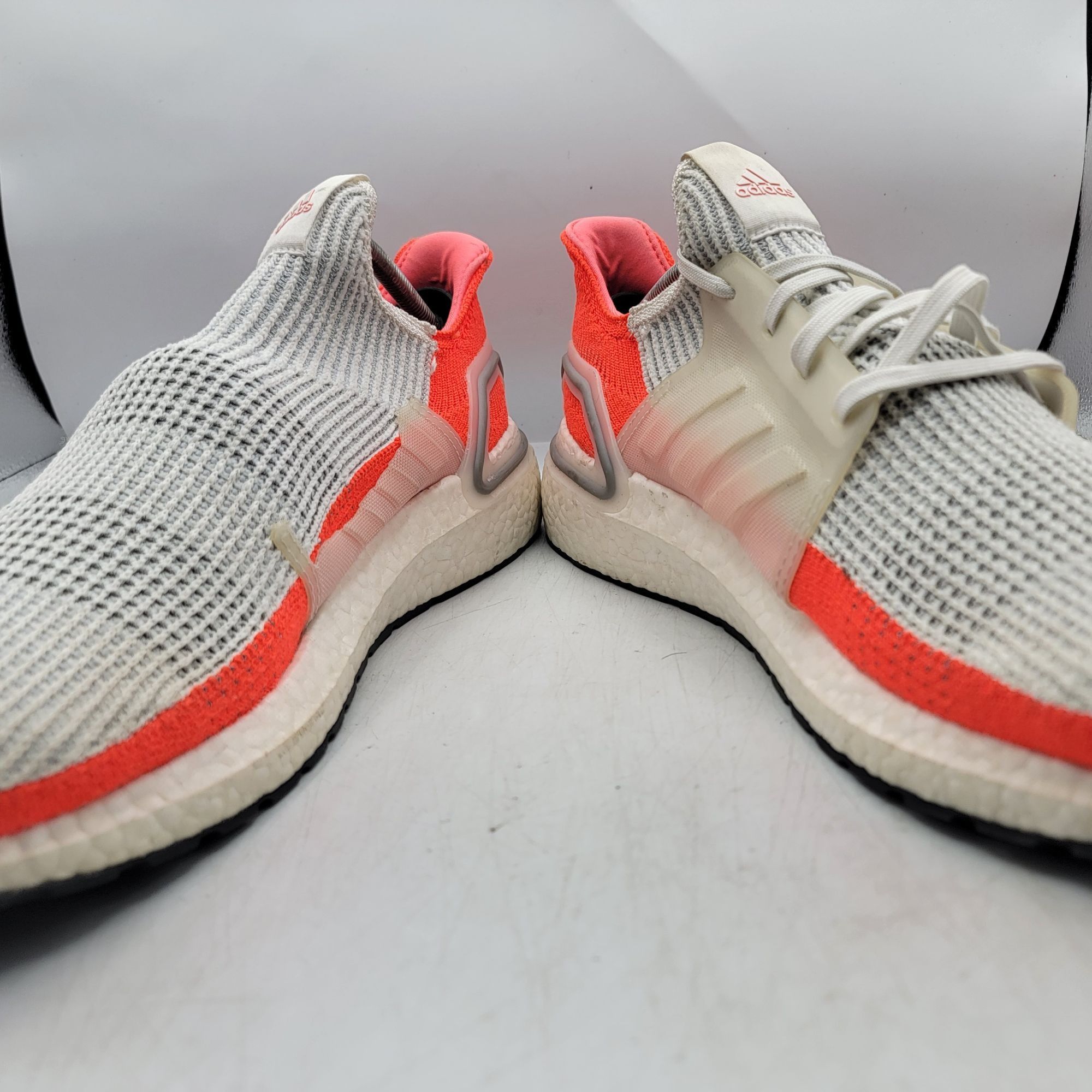 Adidas Adidas Ultraboost 19 Mens 14 White Orange Sneaker Shoes Athl Size US 14 / EU 47 - 2 Thumbnail