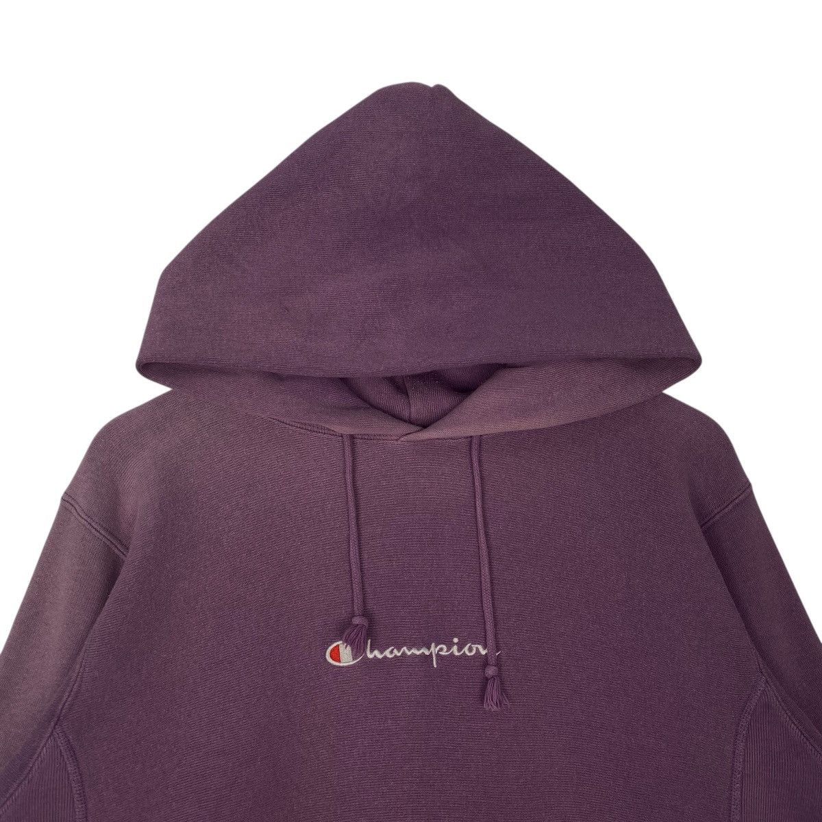 Vintage Vintage Champion Hoodie Sweater Sun Faded Maroon Embroidery Size US M / EU 48-50 / 2 - 4 Thumbnail