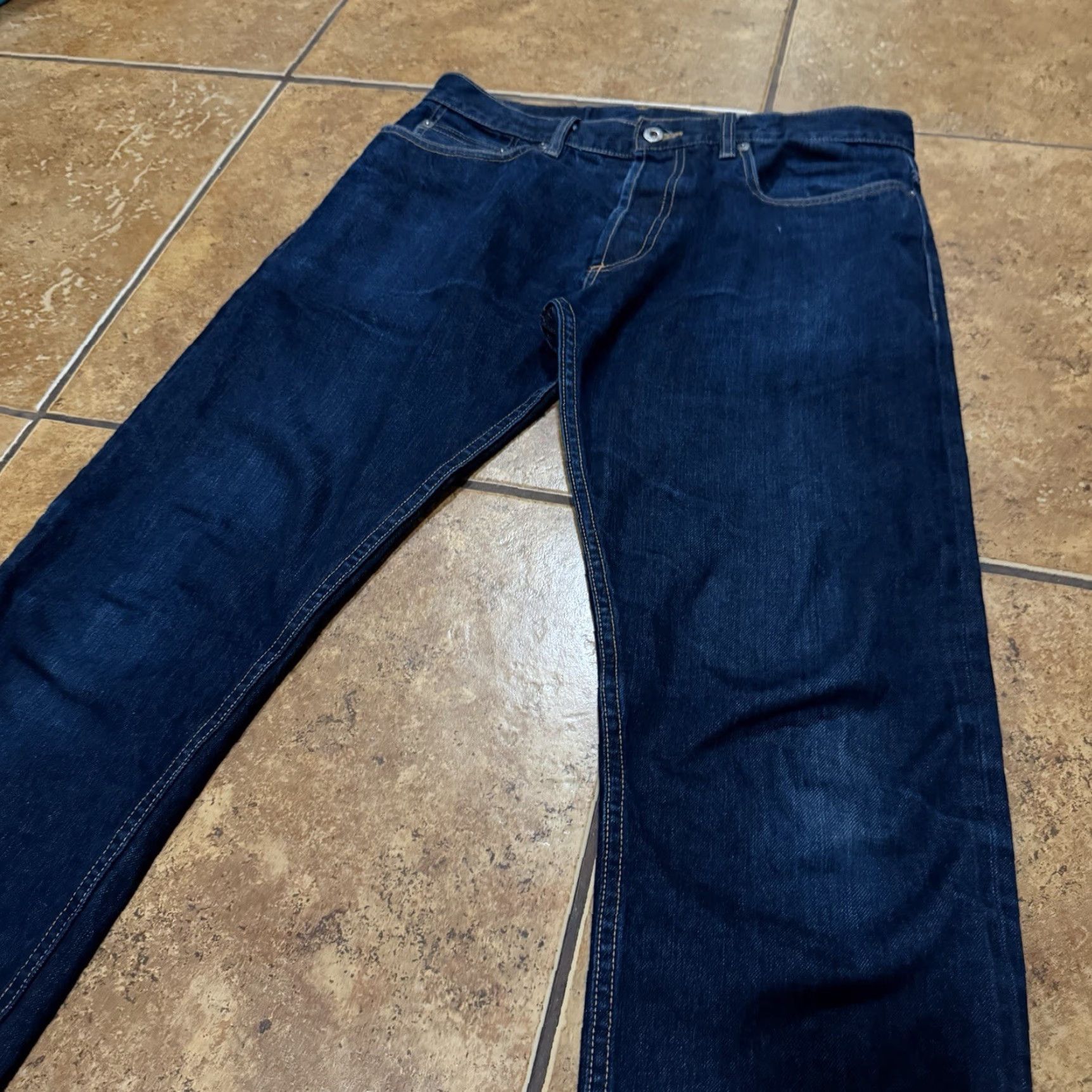3sixteen VINTAGE 3sixteen ST-101X Indigo Selvedge Denim Shirt Jeans Slim 34 Mens 5-Pocket Design Blue Cotton Size US 34 / EU 50 - 4 Thumbnail