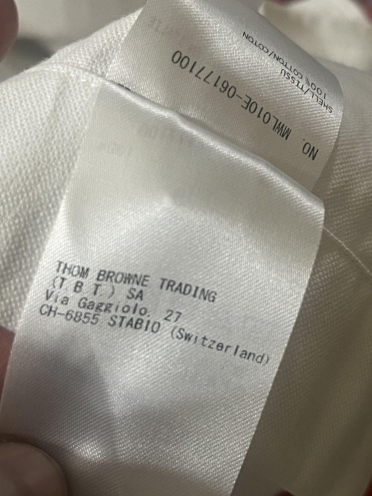 Thom Browne Thom Browne Classic Cotton Oxford Shirt Sz 3(Large) Size US L / EU 52-54 / 3 - 12 Thumbnail
