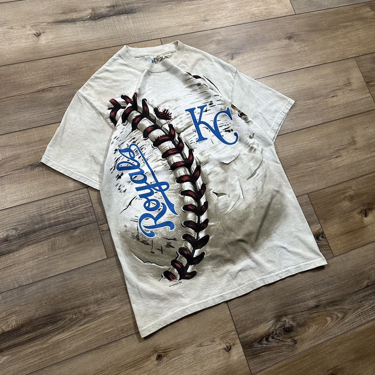 Liquid Blue Liquid Blue Kansas City Royals MLB Tie Dye Graphic Tee Size US M / EU 48-50 / 2 - 2 Thumbnail