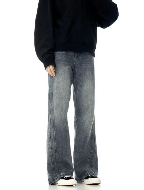 VIBE Retro American style flared washed jeans Size US 32 / EU 48 - 3 Thumbnail