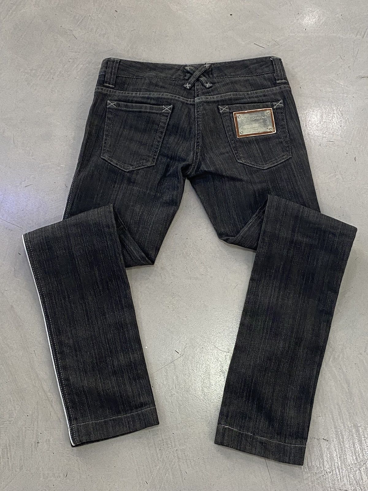 Dolce & Gabbana Archive Low Rise Skinny Jeans Made in Italy