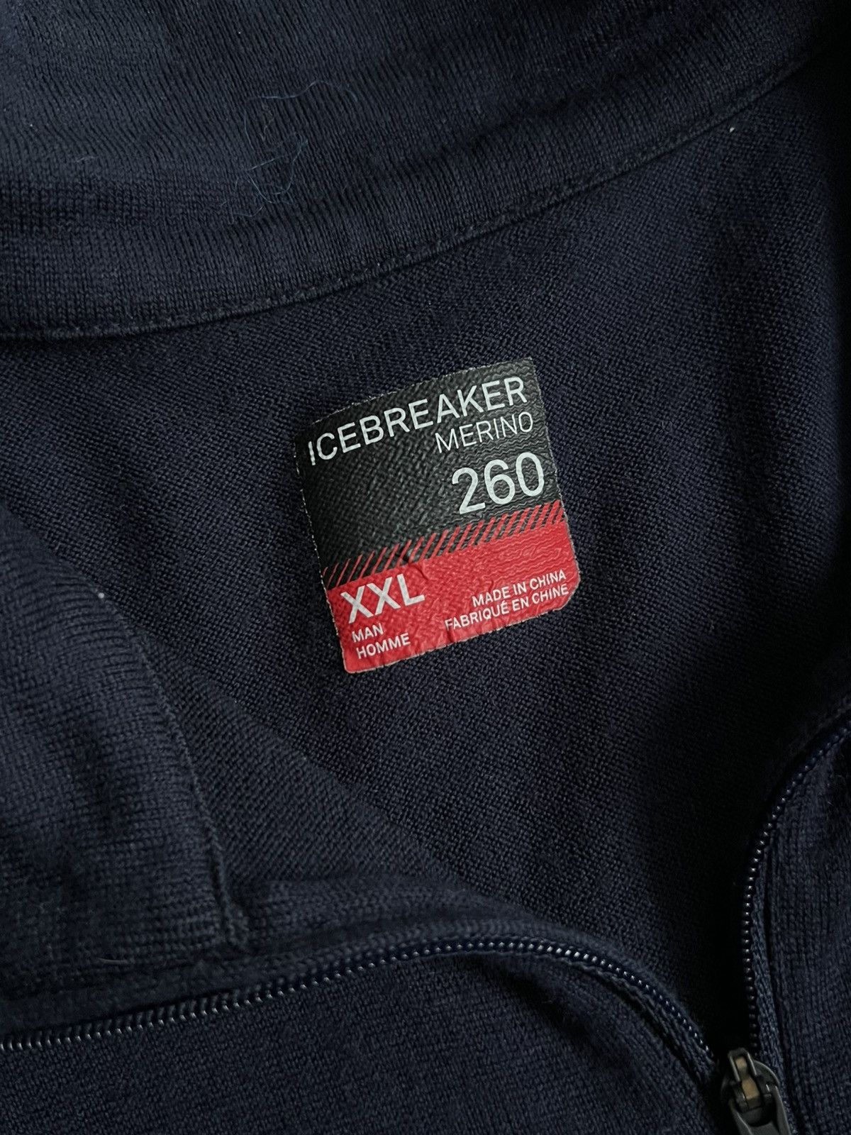 Icebreaker Icebreaker 100% Merino Wool 1/3 Zip Sweater Size US XXL / EU 58 / 5 - 7 Thumbnail