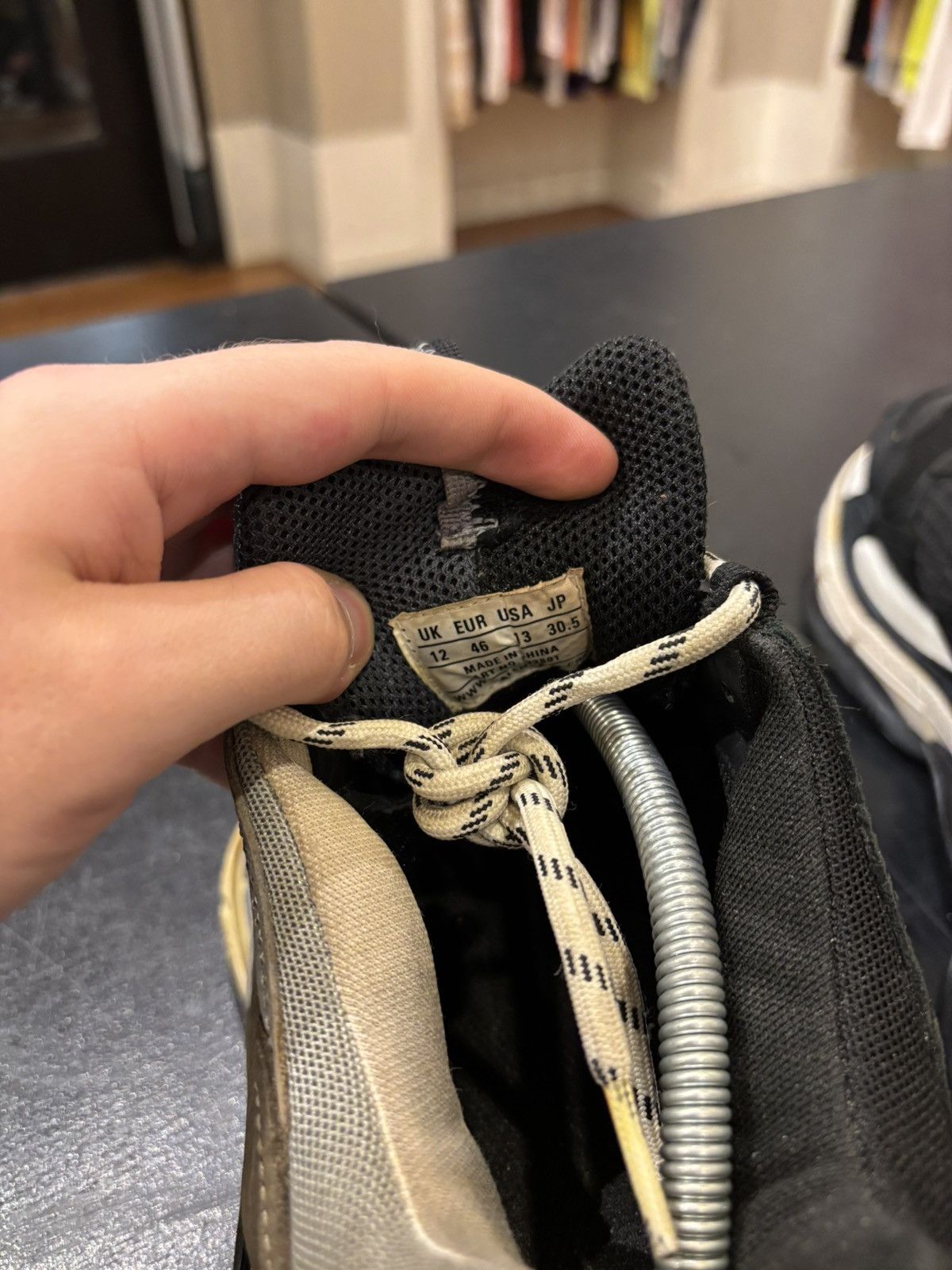 Balenciaga Balenciaga split triple s sneaker Size US 13 / EU 46 - 8 Thumbnail