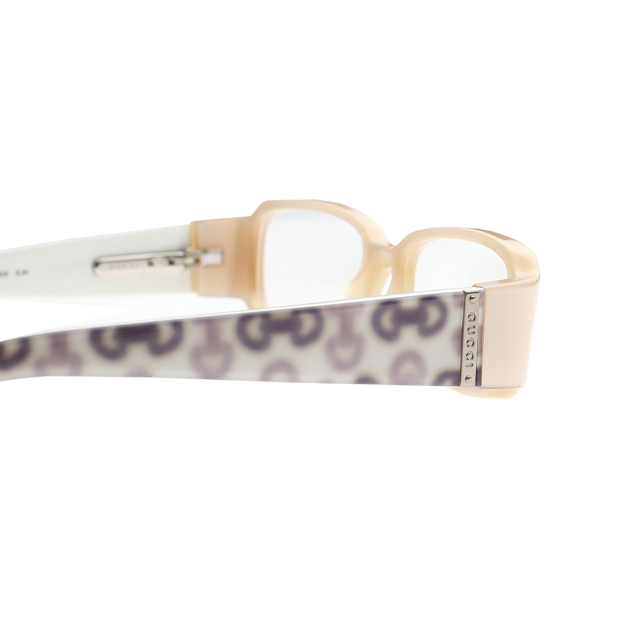 Gucci Gucci '00s Beige Monogram Horsebit Flat Glasses Size ONE SIZE - 3 Thumbnail