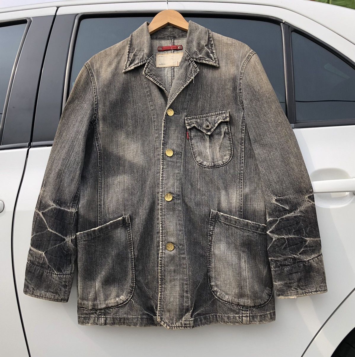 Levi's Vintage Clothing Vintage Levis Redloop Chore Denim Jacket Size US M / EU 48-50 / 2 - 2 Thumbnail