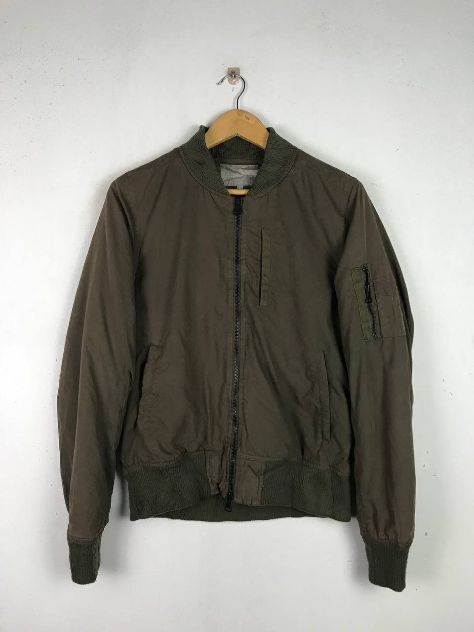 Vintage Bomber Jacket Sunfaded Rare Design