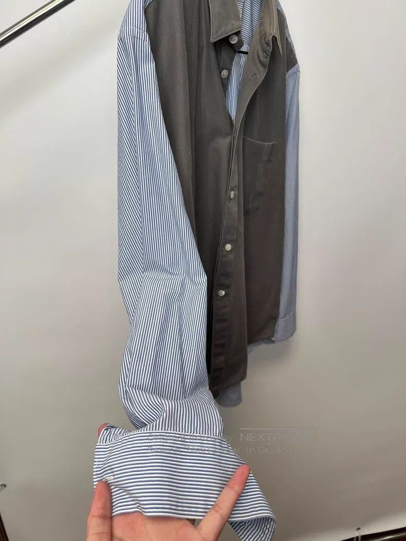 Comme des Garcons Comme des Garcons Military Cloth Patchwork Oversized Shirt Size US S / EU 44-46 / 1 - 4 Thumbnail