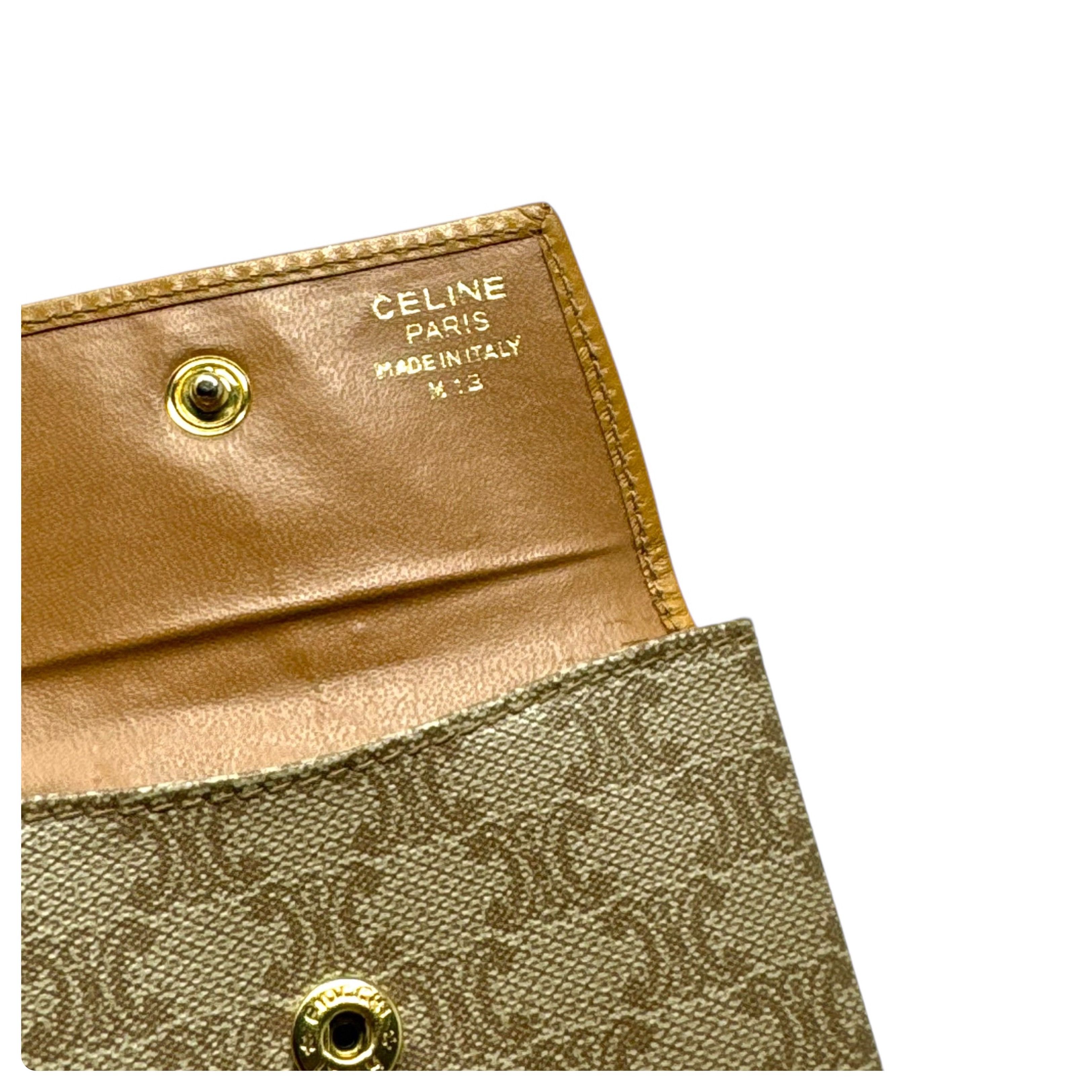 Celine Celine Macadam Leather Coin Pouch Size ONE SIZE - 4 Thumbnail