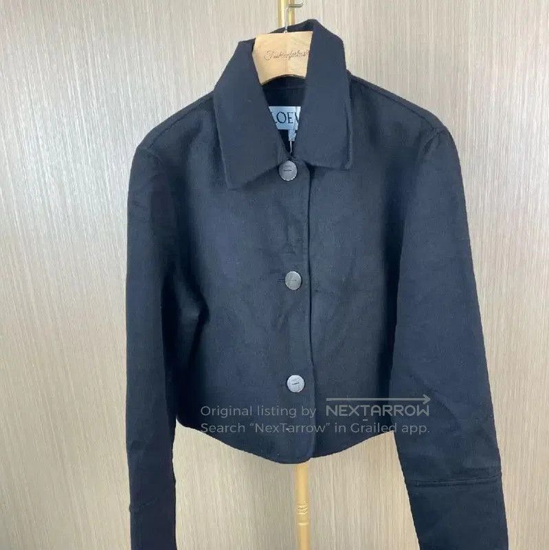 Loewe Loewe Women's Navy Wool Cardigan . Size L / US 10 / IT 46 - 1 Thumbnail