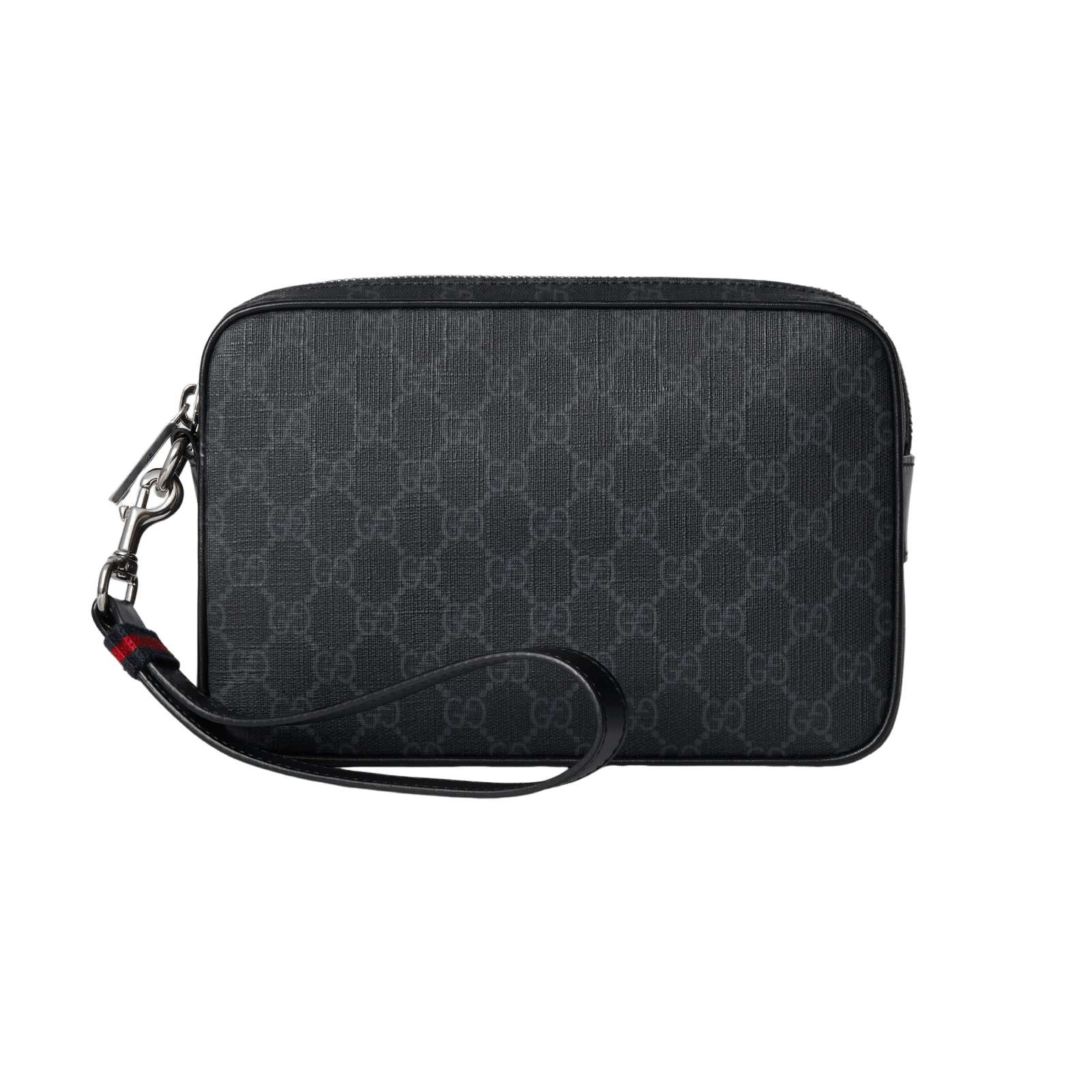 Gucci GUCCI Black Small GG Canvas Pouch New & Authentic Size ONE SIZE - 1 Thumbnail