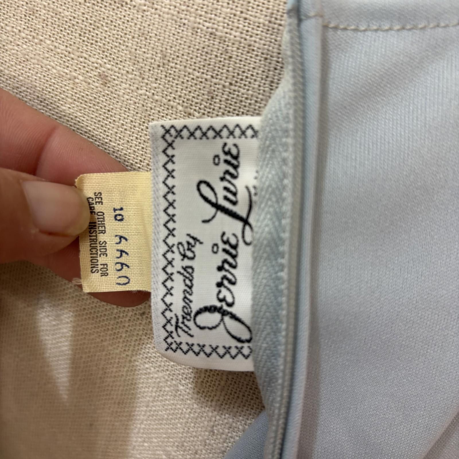 Other Vtg 70s powder blue lace capelet empire waist maxi dress Size M / US 6-8 / IT 42-44 - 7 Thumbnail