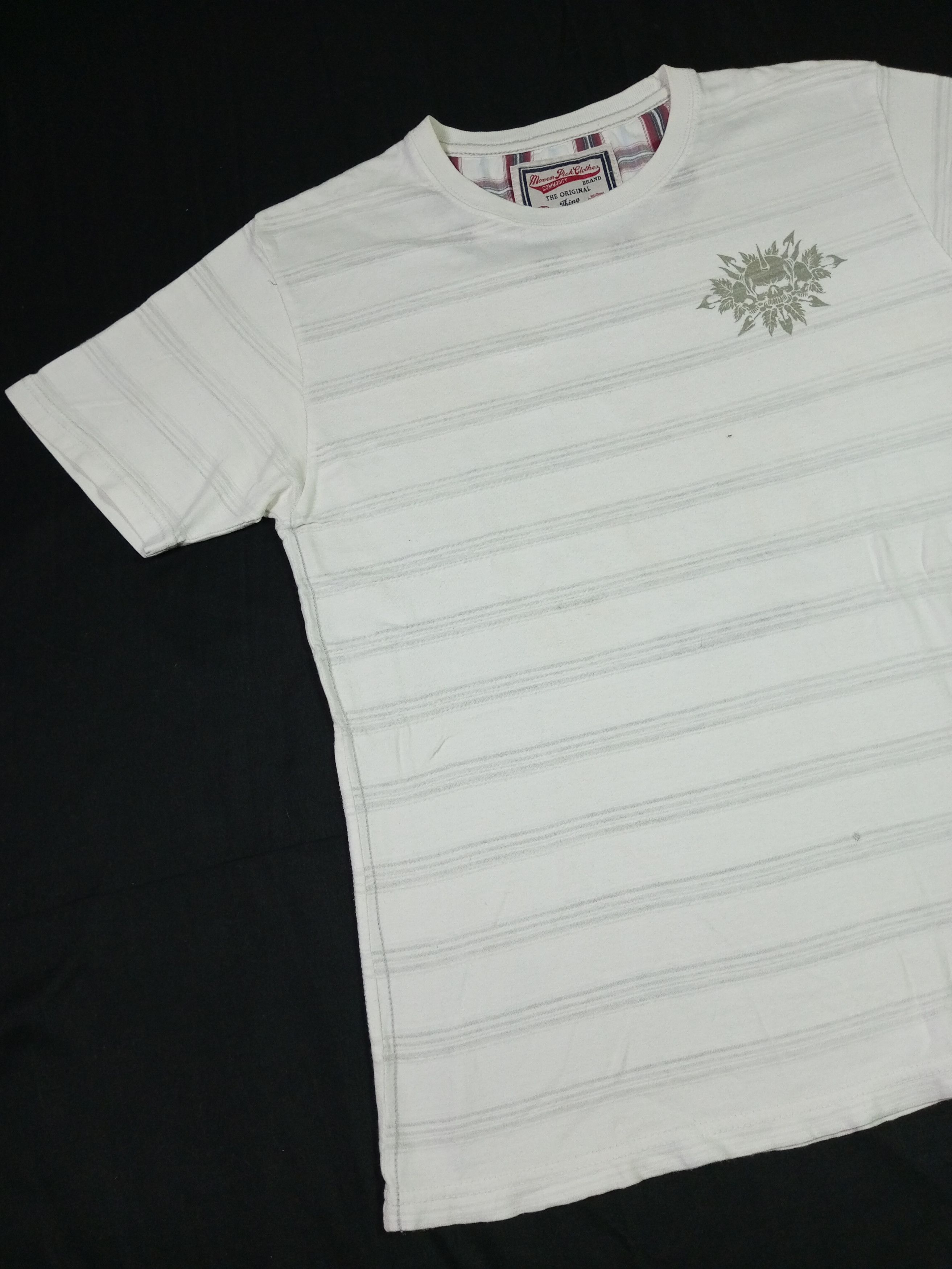 Hysteric Glamour × Japanese Brand × Le Grande Bleu (L.G.B.) Japanese Brand Moven Pick Skull Punk Rock Poem Tshirt Size US M / EU 48-50 / 2 - 3 Thumbnail